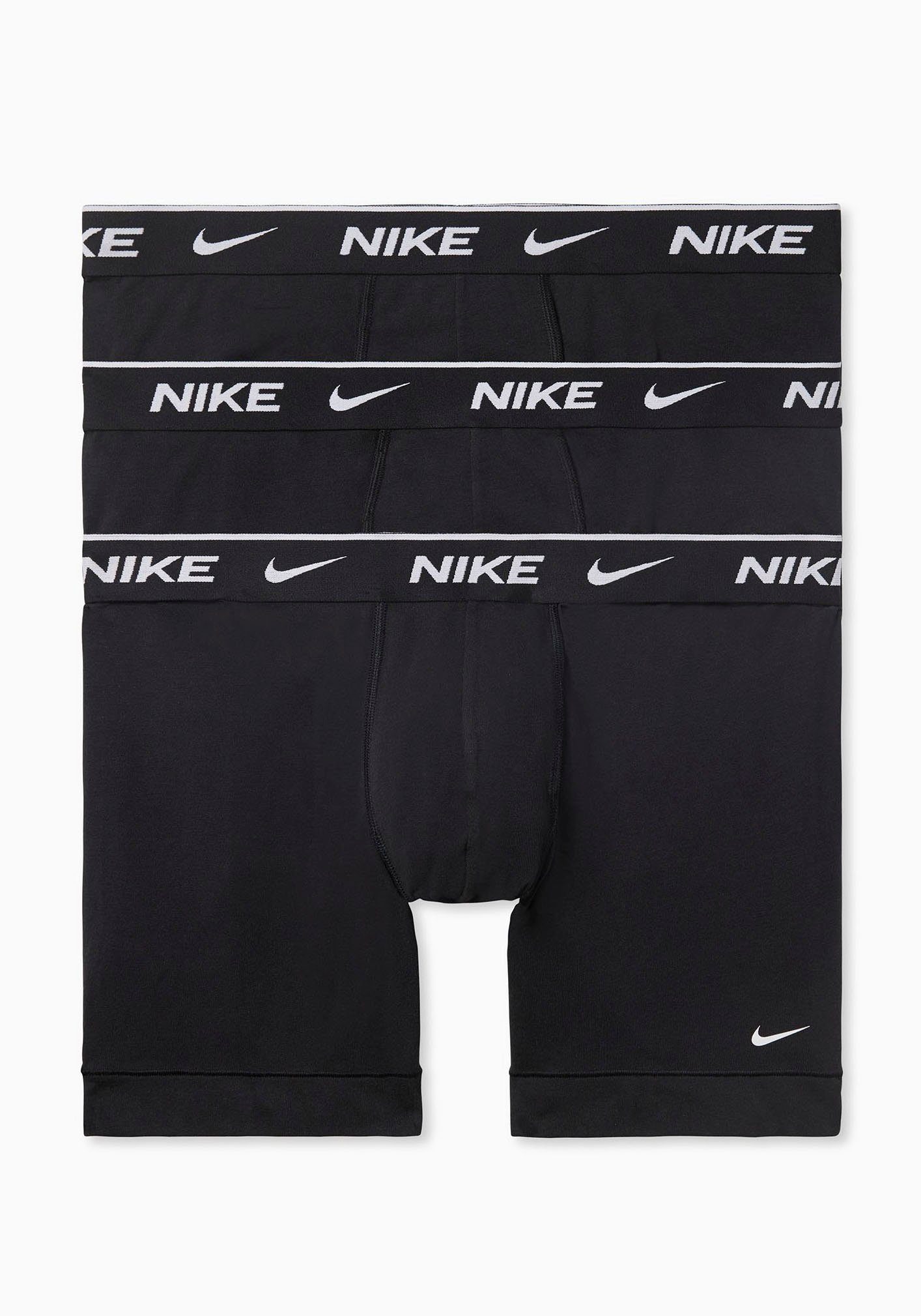 NIKE Underwear Boxershort met bijzonder lange pijpen en nike logo-elastiek (3 stuks)