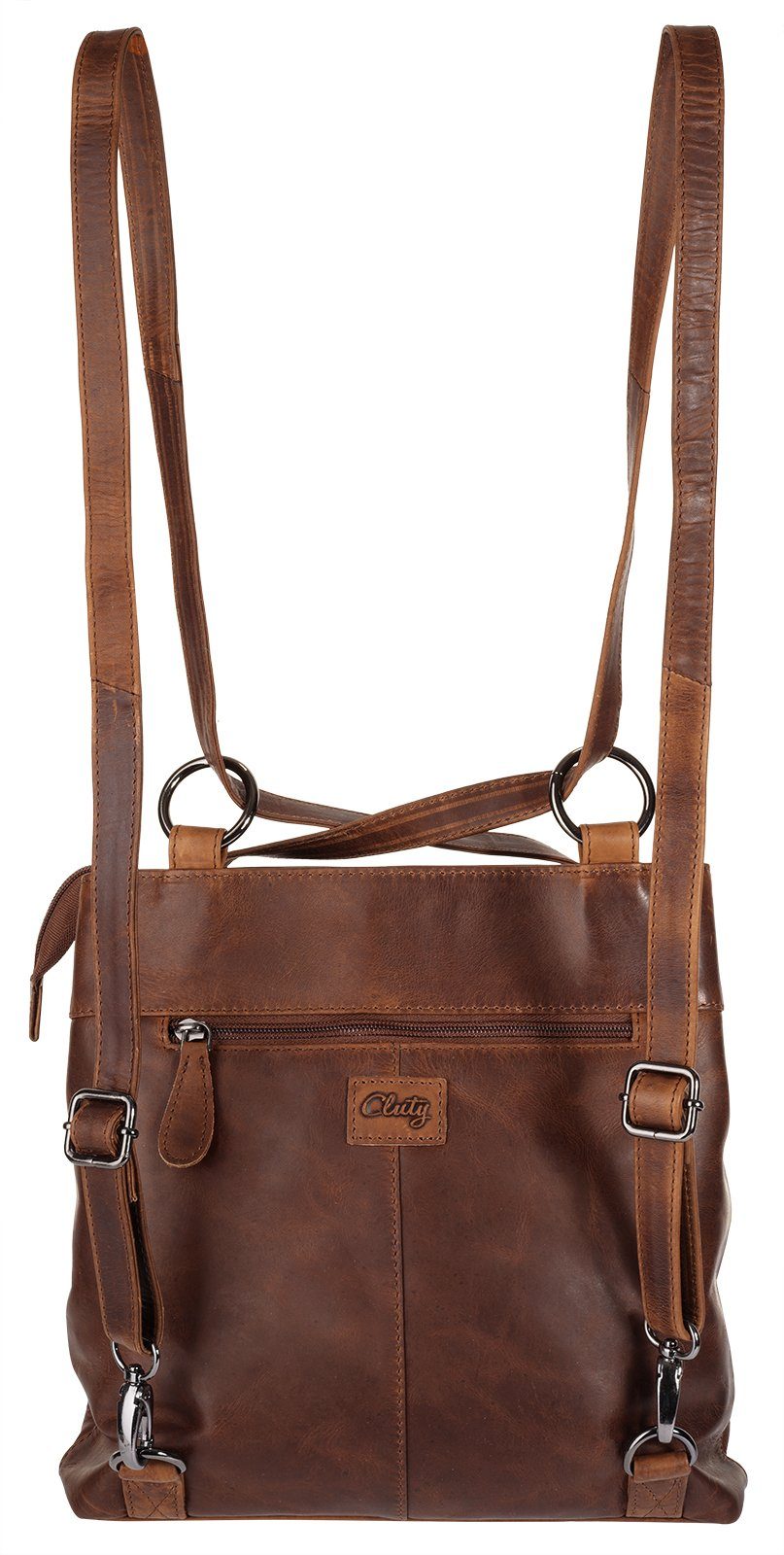 Cluty Rugzak echt leder