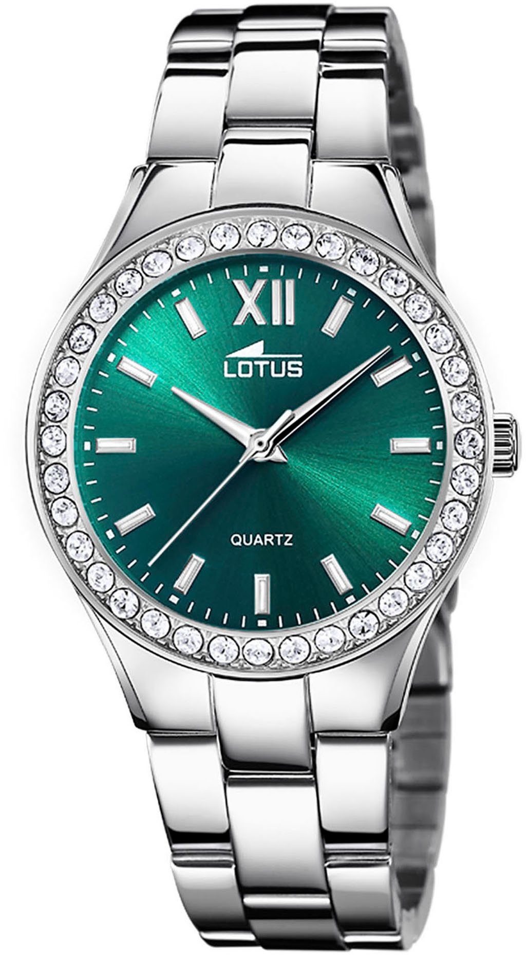 Lotus Kwartshorloge Horloge, dameshorloge, stalen armband dames horloges zilver(kleur)