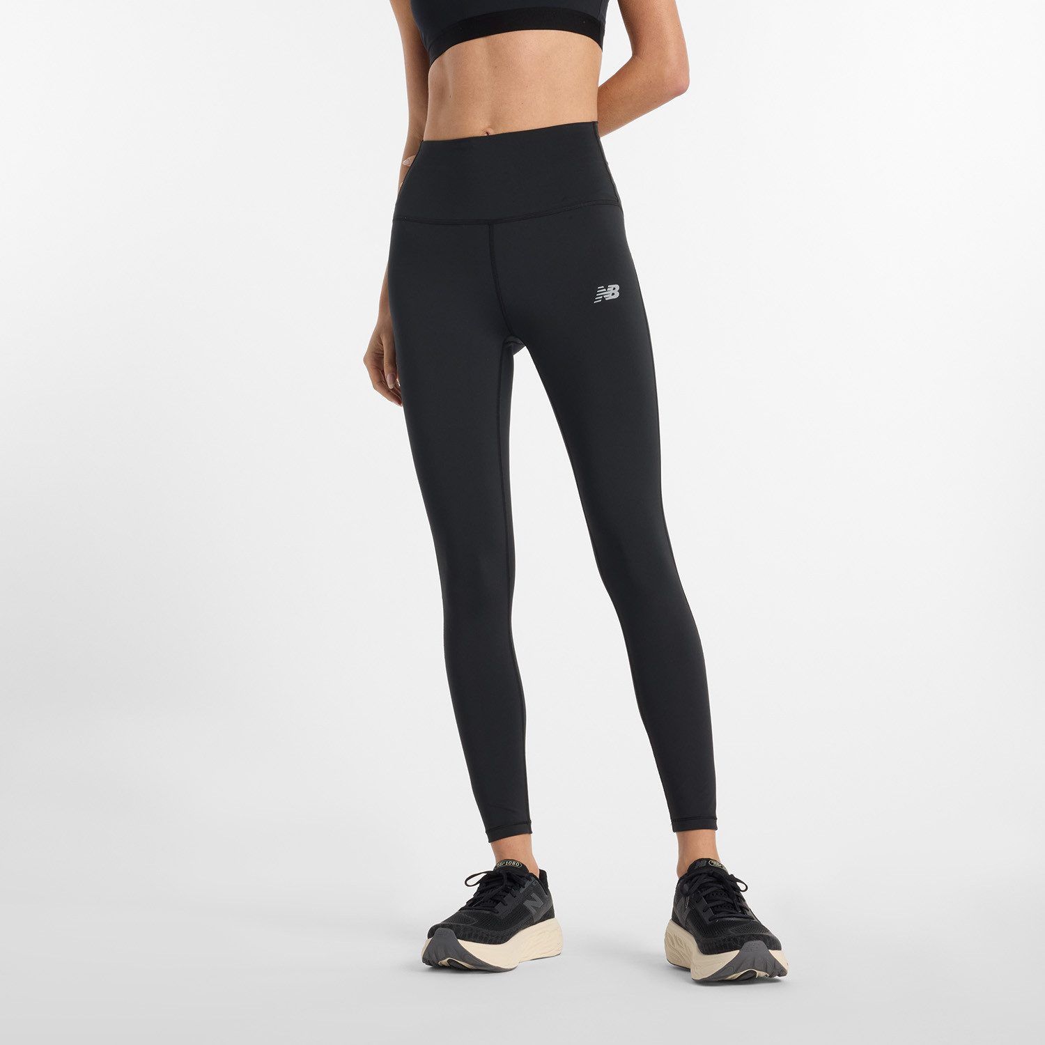 New Balance Runningtights NBleek High Riseegging 25" WASHED BURGUNDY