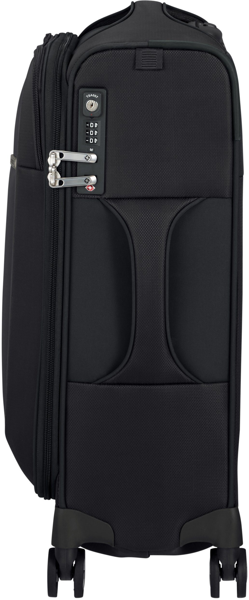 Samsonite Zachte bagage trolley D'LITE Harde koffer reiskoffer TSA-cijferslot in klassiek ontwerp