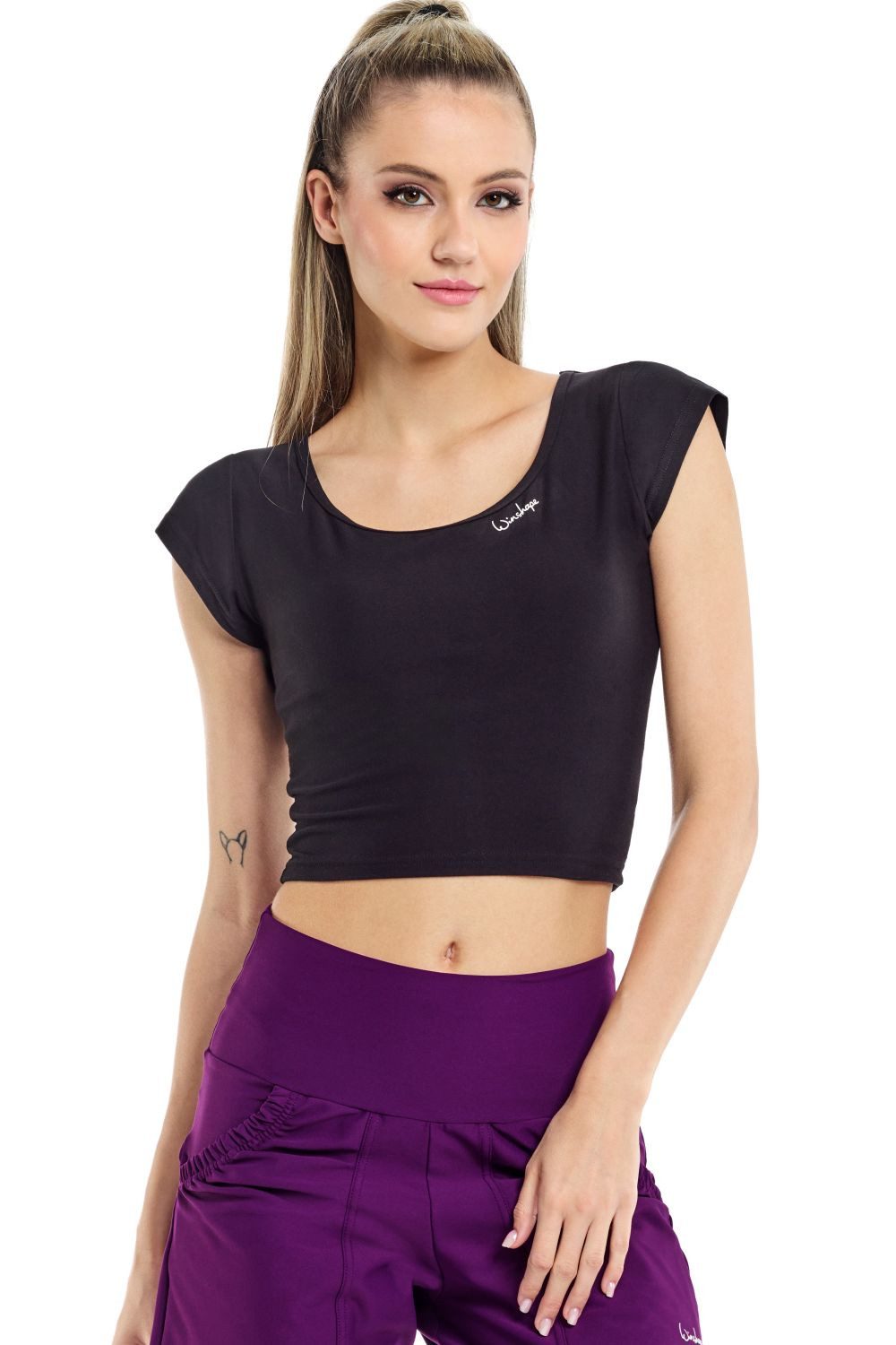 Winshape Crop-top AET137LS Functioneel licht en zacht cropped