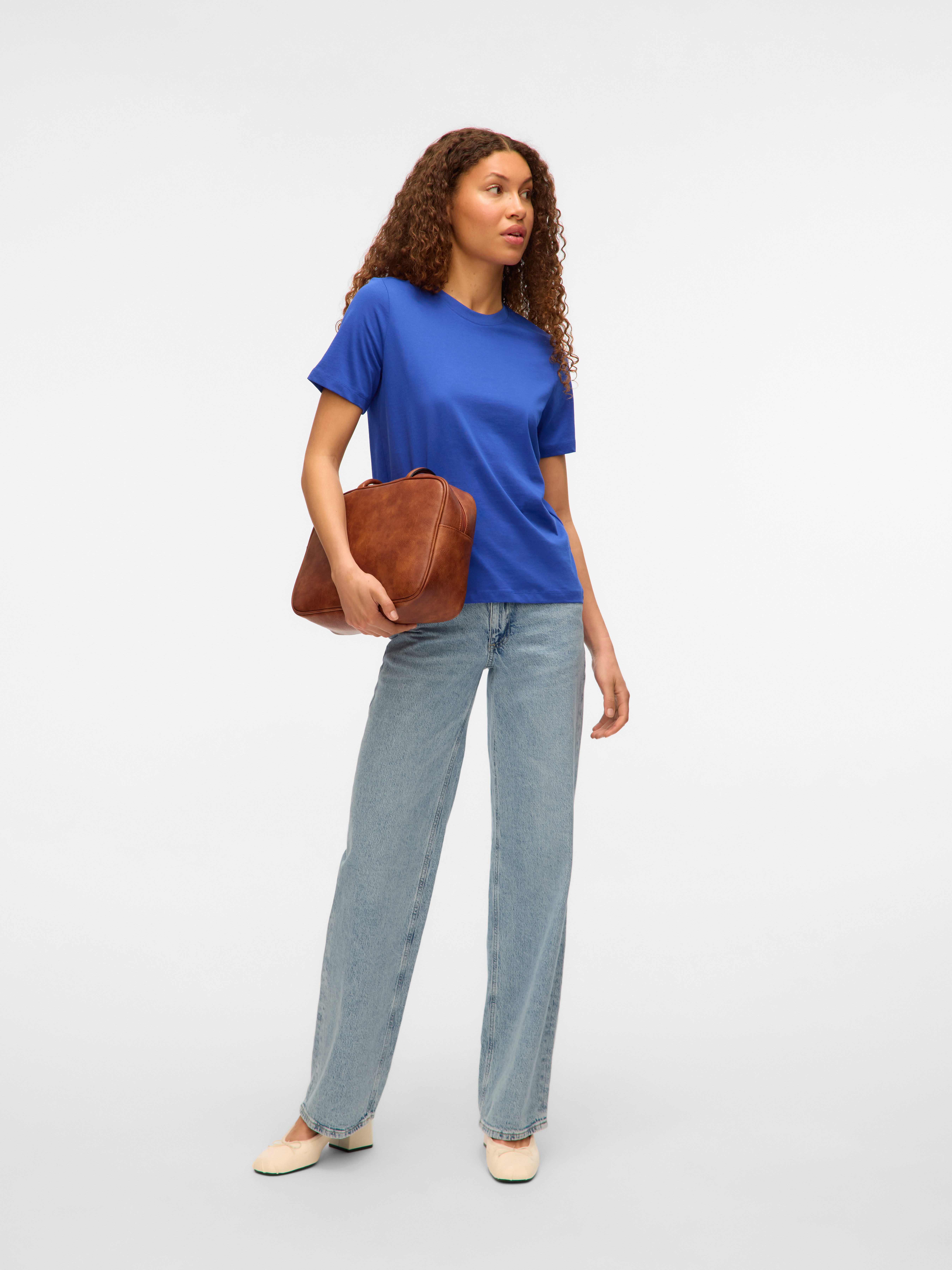 Vero Moda Shirt met korte mouwen VMPAULINA SS T-SHIRT GA JRS NOOS