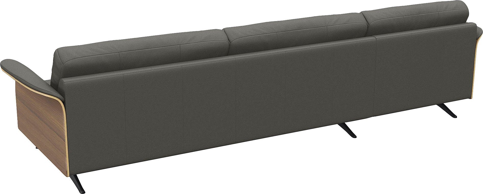 FLEXLUX Hoekbank Glow, super comfortabel door hoogwaardige zitconstructie met binnenvering, L-vorm