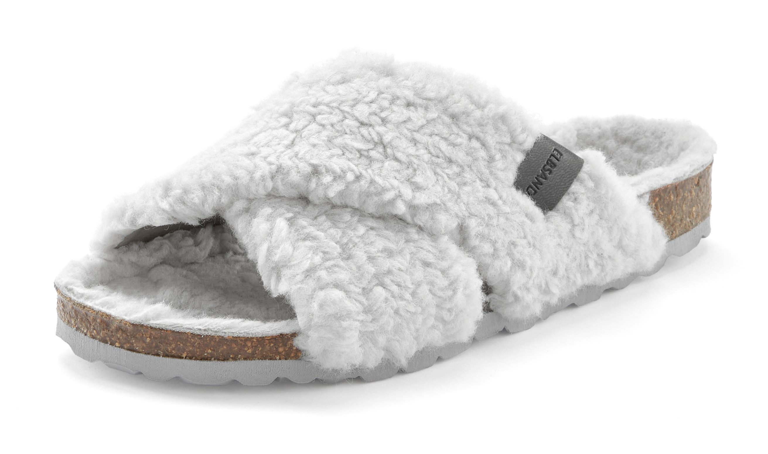 Elbsand Pantoffels met kruisbandage, pantoffel, mule, open schoen