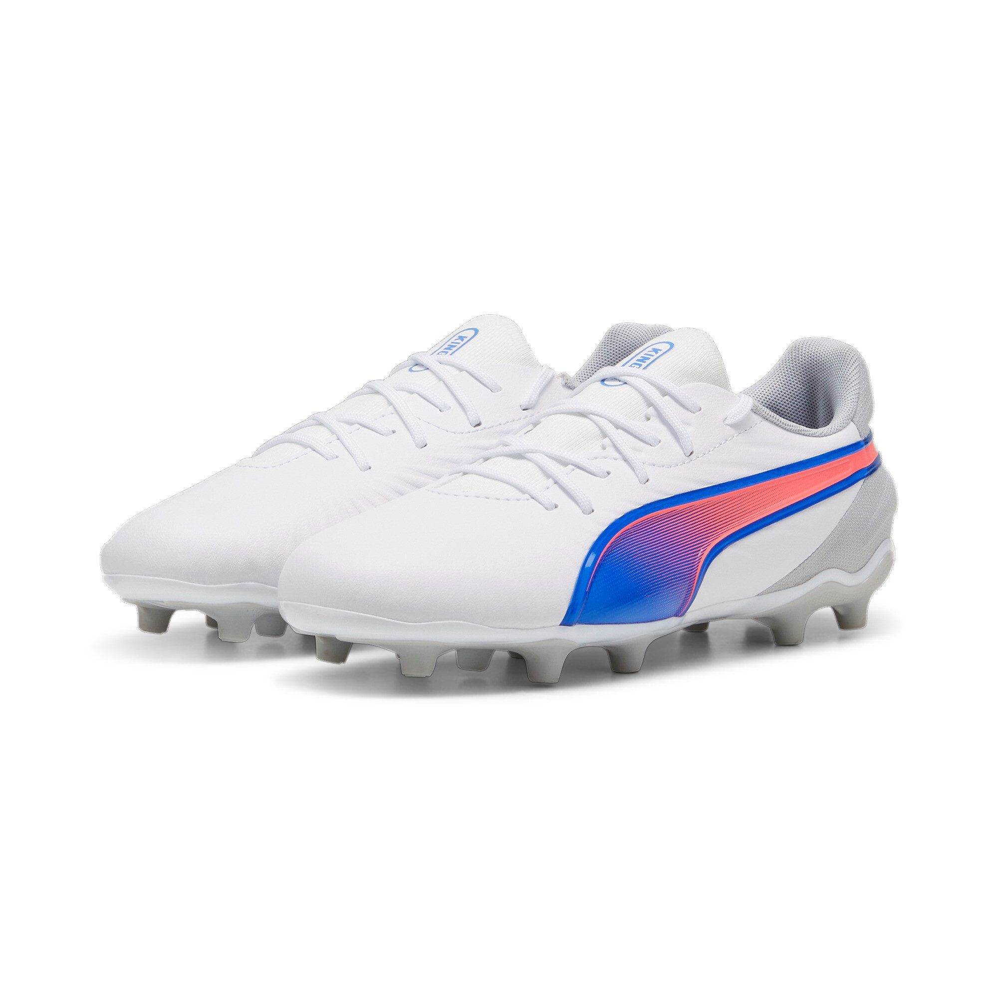 PUMA Voetbalschoenen KING MATCH FG/AG JR kunstgrasschoenen maat 33 EU wit