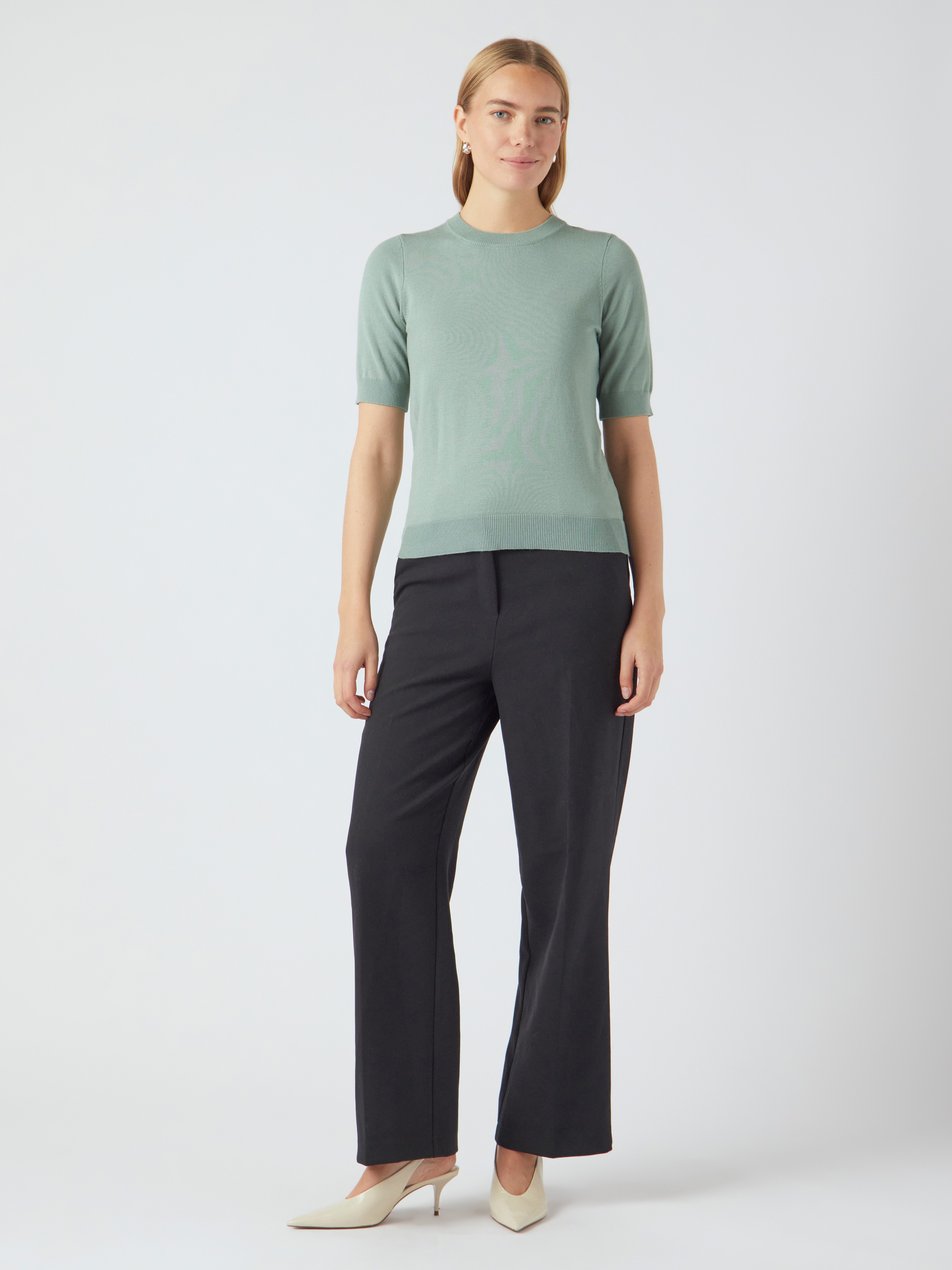 Y.A.S Gebreide trui YASLENA SS KNIT PULLOVER S. NOOS
