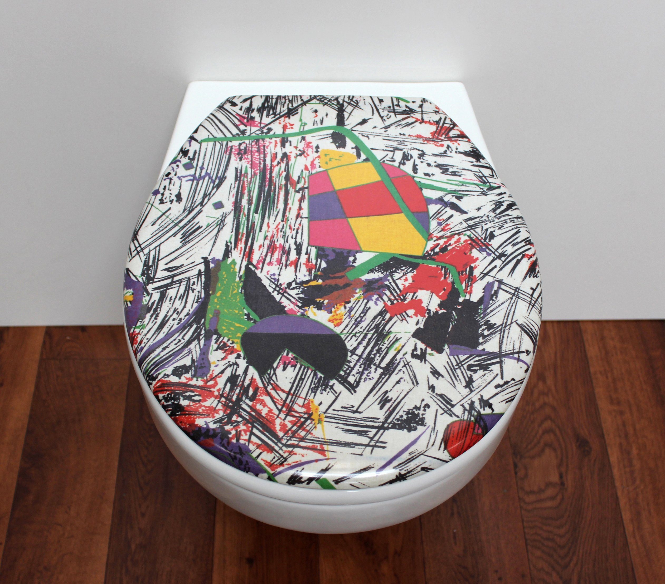 ADOB Toiletzitting Nizza Grafitti zeer stabiel, universeel passend