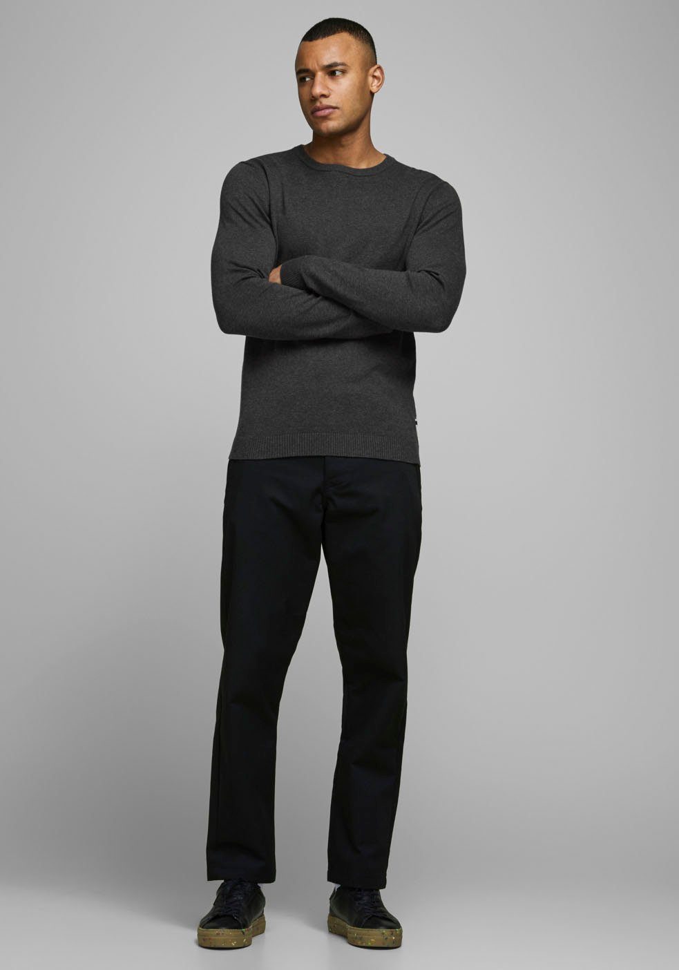 Jack & Jones Trui met ronde hals BASIC KNIT CREW NECK