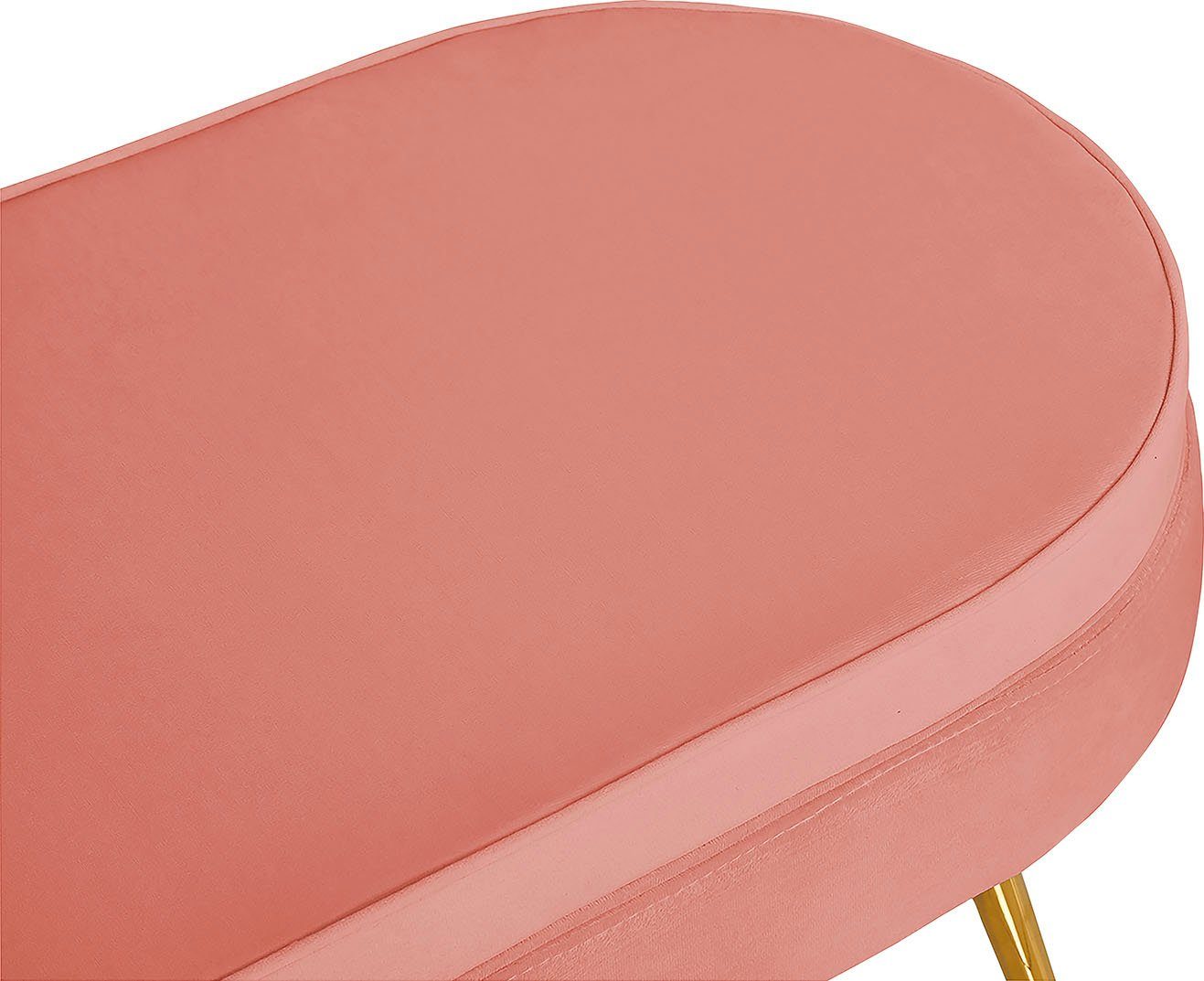 SalesFever Hocker Clam ovaal, breedte 99 cm