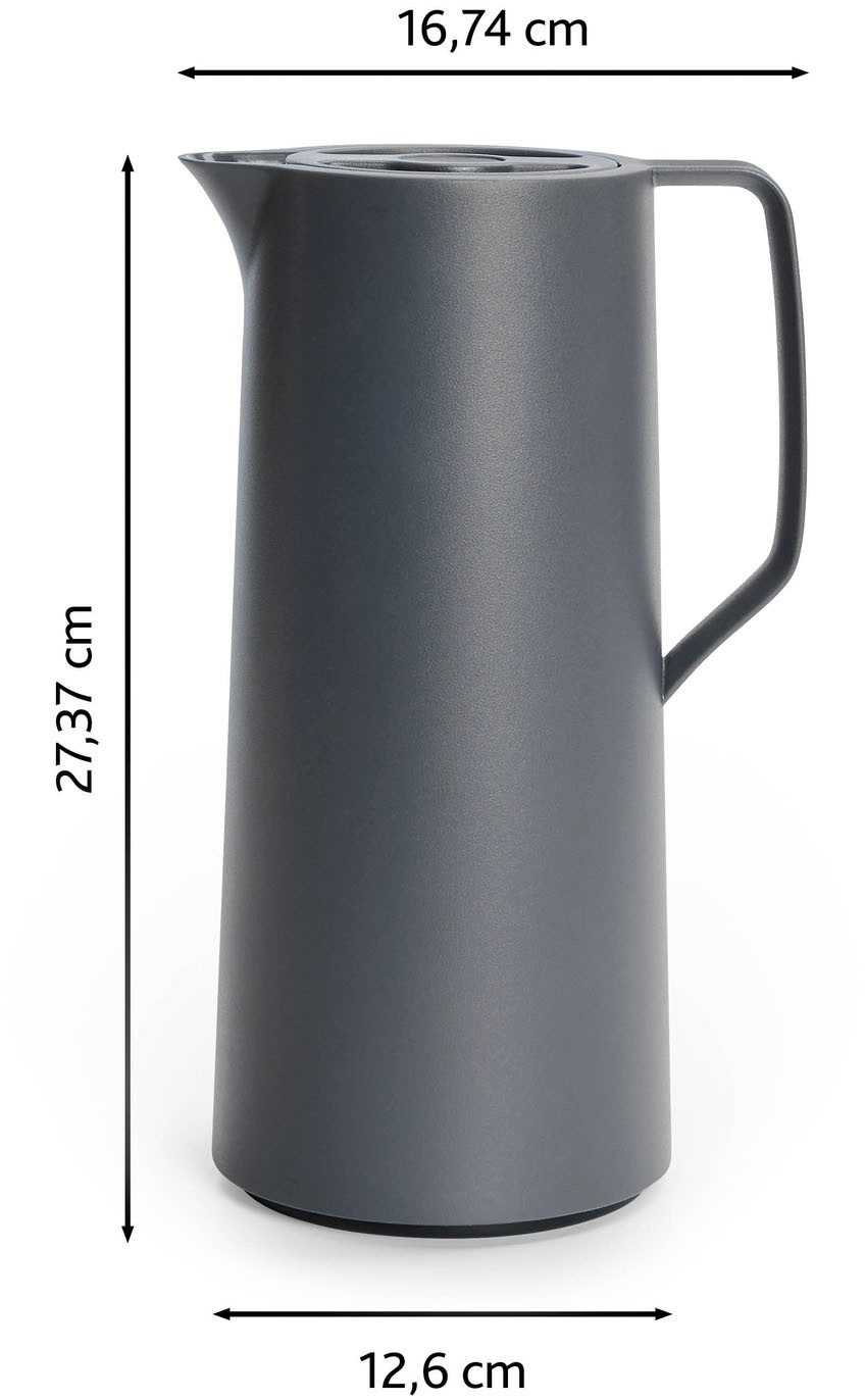 Emsa Thermoskan Motiva in modern design, 100% lekvrij, gemaakt in Duitsland Quick-Press-deksel, eenhandsbediening, ergonomische schroefdeksel