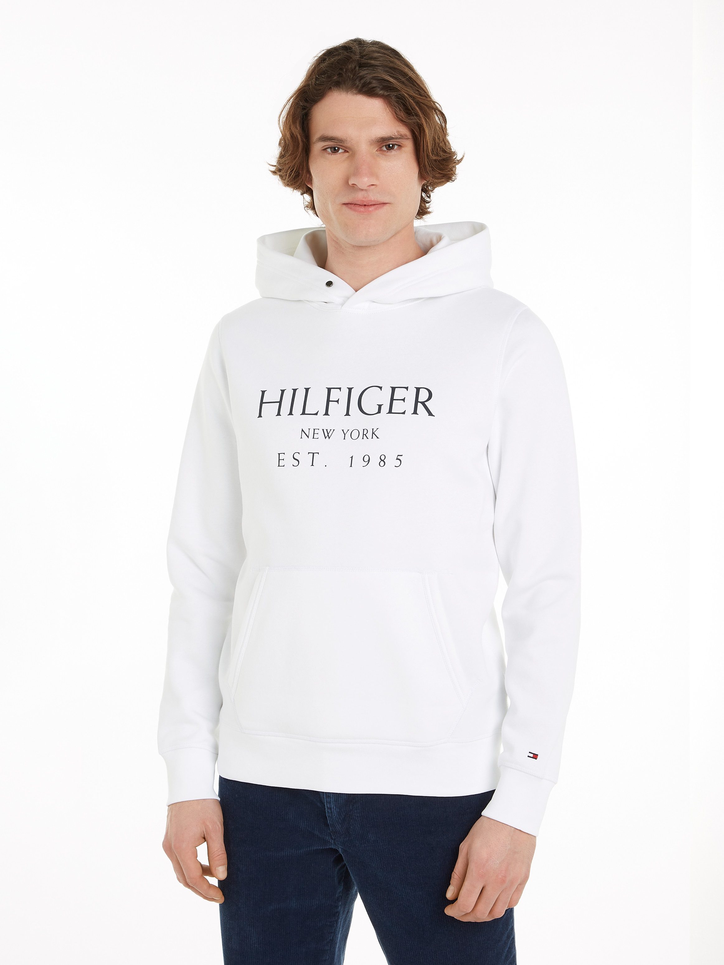 Tommy Hilfiger Hoodie met contrastkleurige print