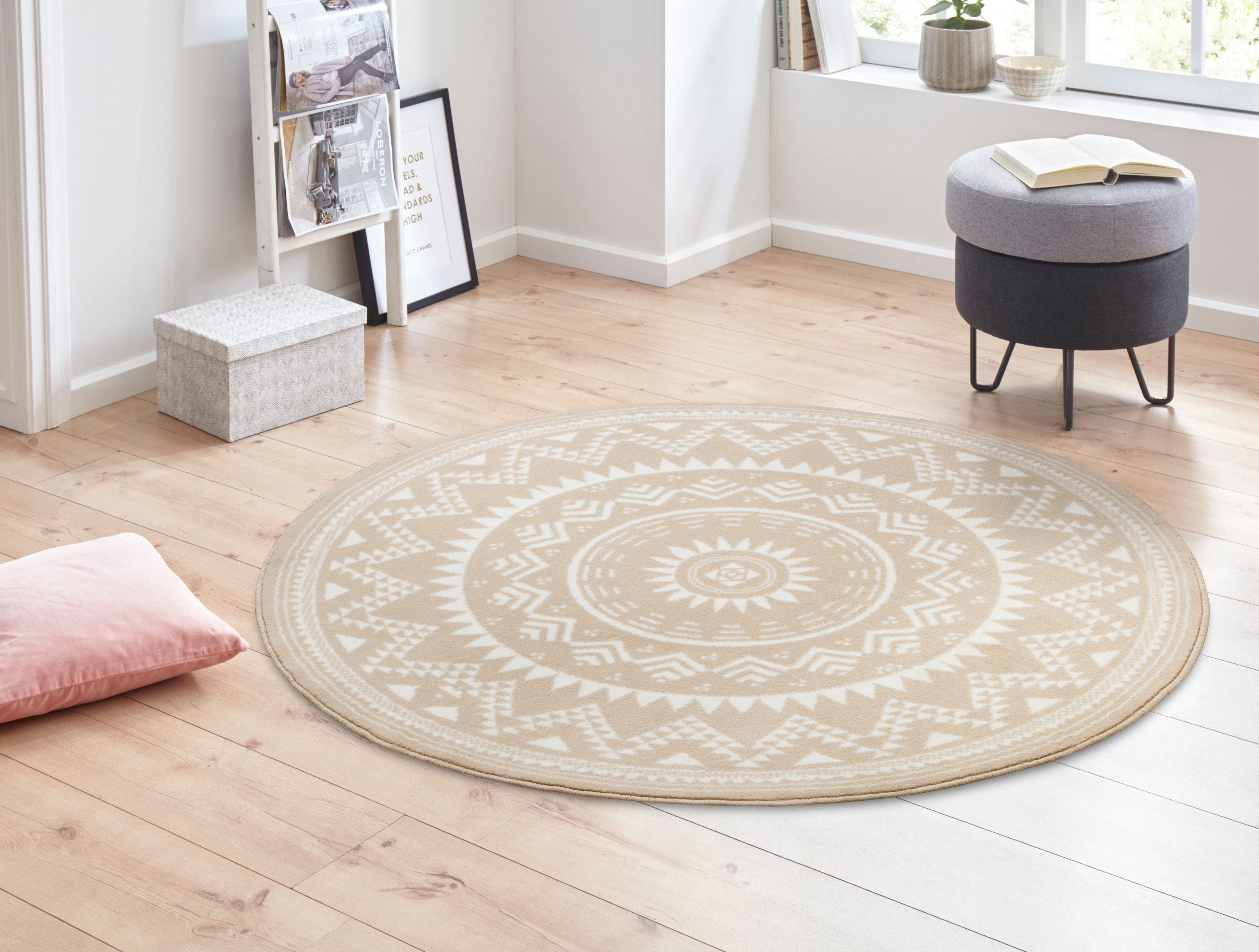 HANSE Home Vloerkleed Valencia Korte pool, modern, vintage, mandala, woonkamer, kinderkamer, hal
