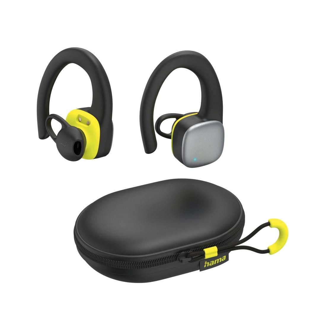 Hama Bluetooth-hoofdtelefoon Draadloze Bluetooth headset, in-ear Bluetooth koptelefoon voor sport