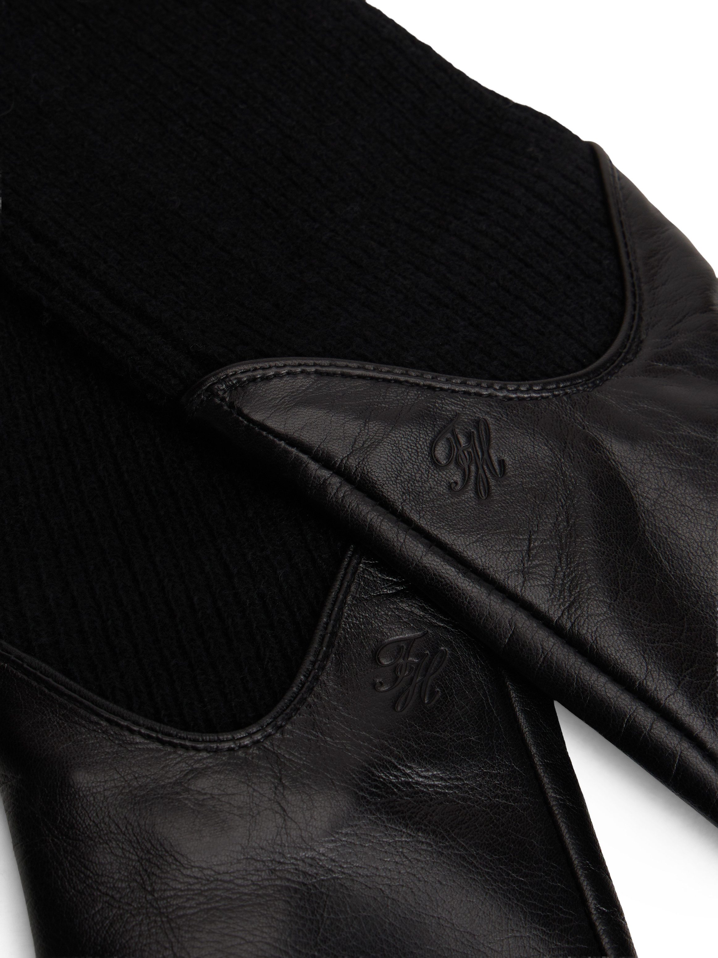 Tommy Hilfiger Leren handschoenen HERITAGE SCRIPT LTHR GLOVES