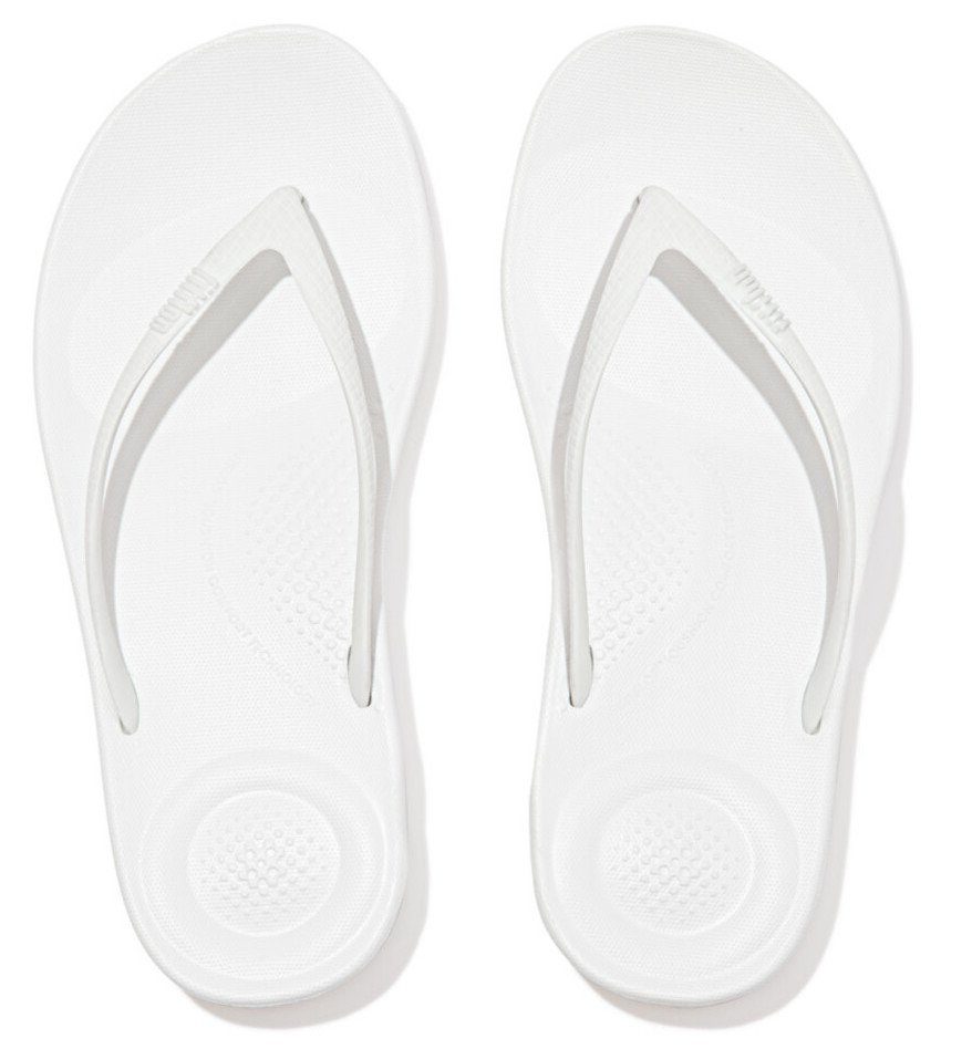 Fitflop Teenslippers IQushion sleehak, zomerschoen, slipper in smalle vorm