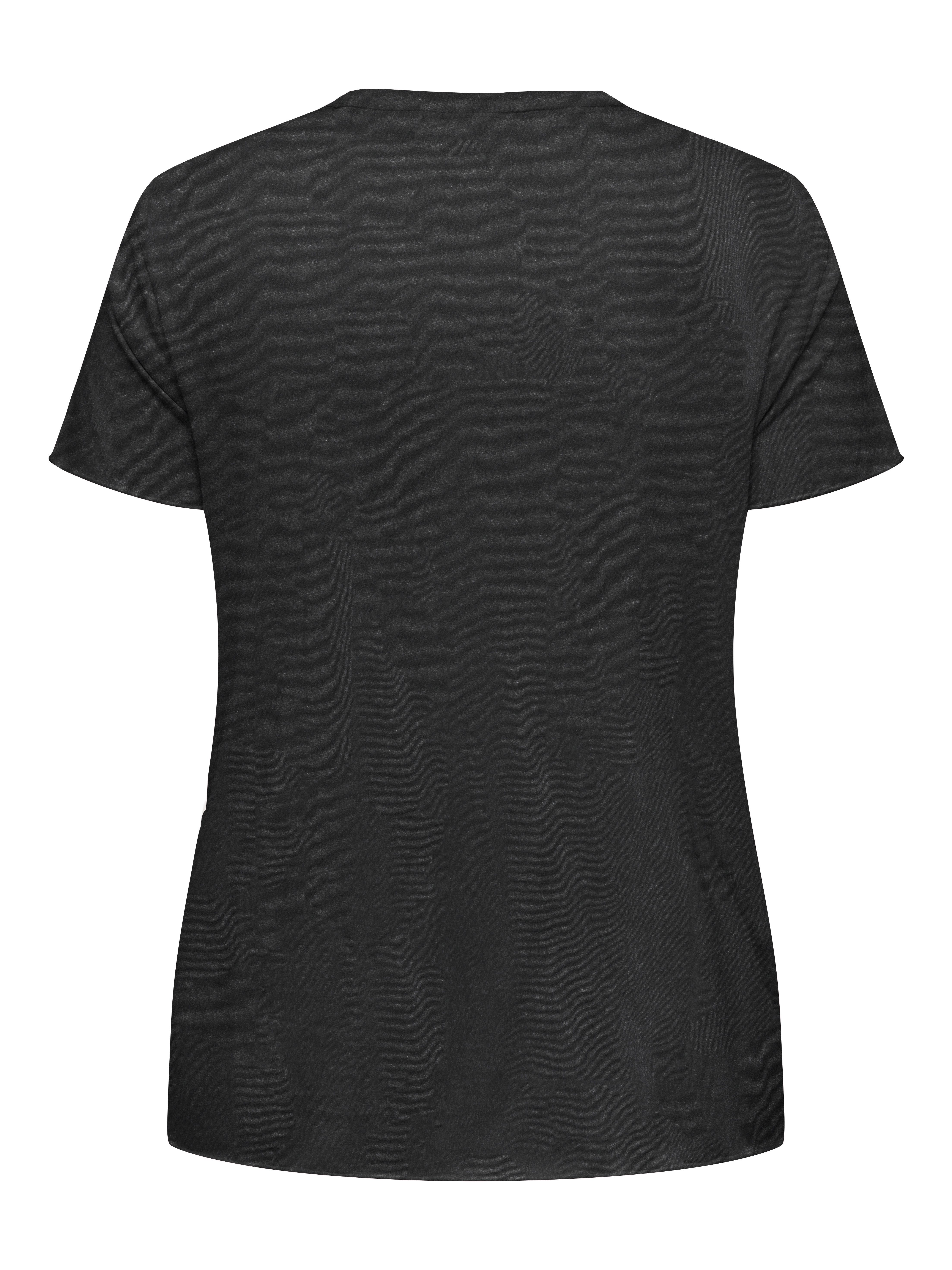 ONLY CARMAKOMA Shirt met korte mouwen CARMIKO LIFE WASHED SS REG TEE JRS