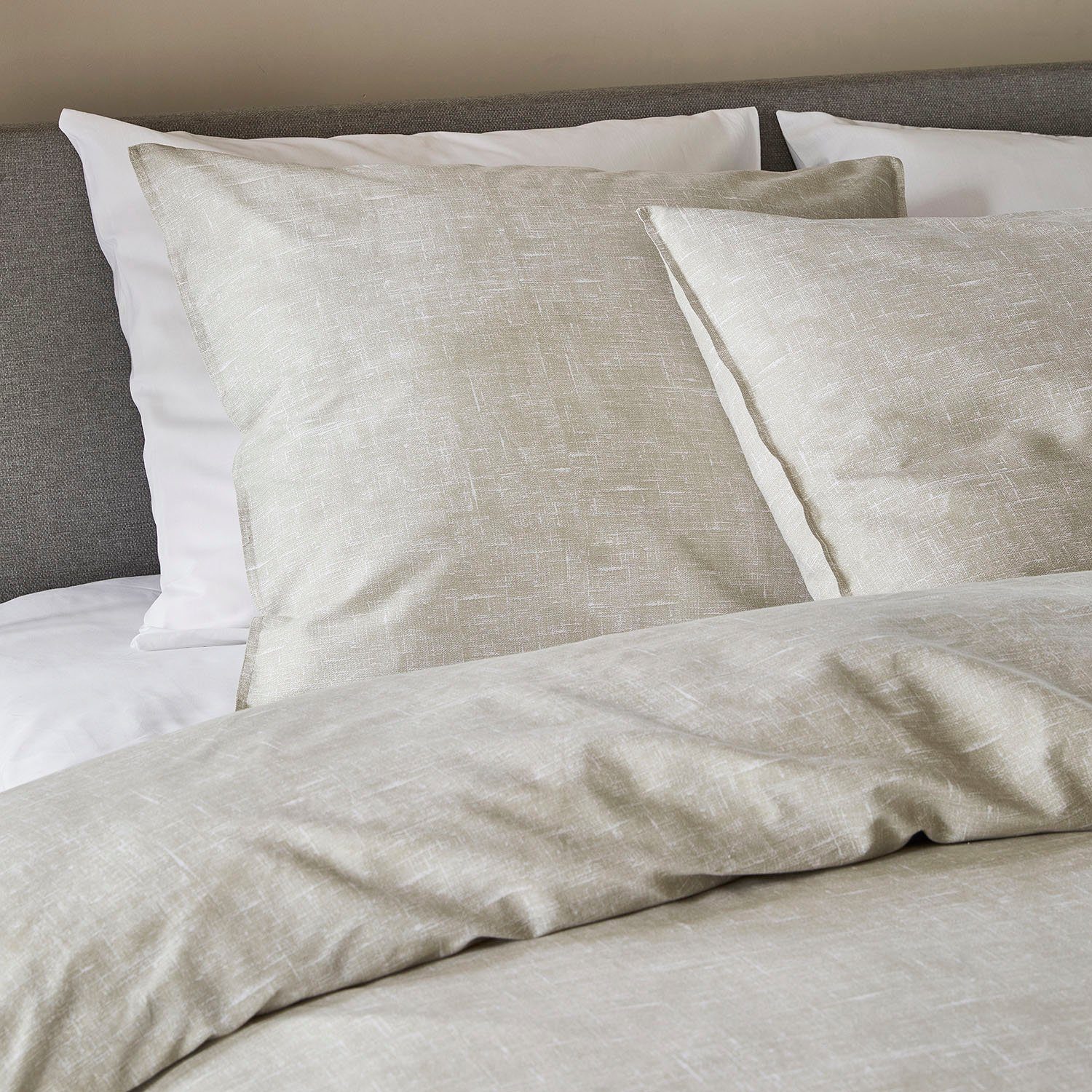 damai Beddengoed Ebba met structuur-effect in elegante kleuren, 100% katoen, met rits