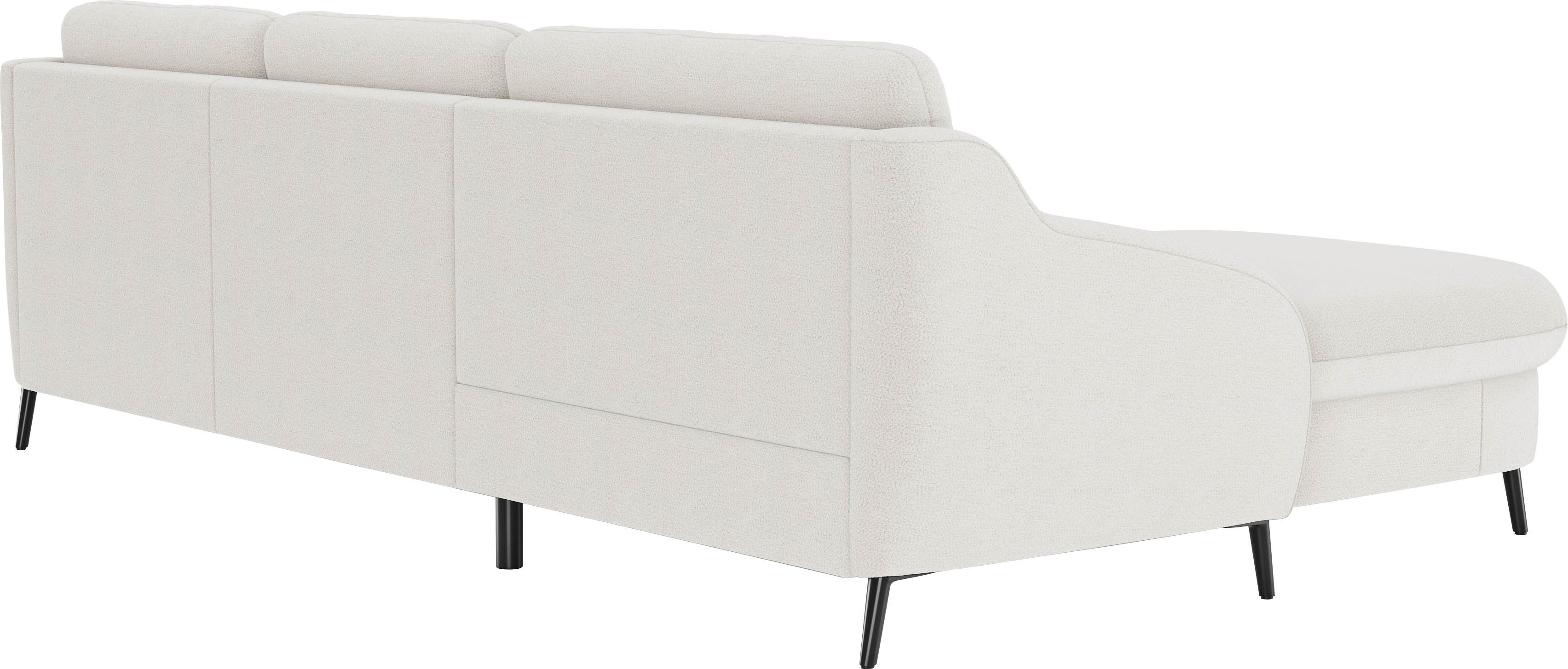 sit&more Hoekbank Soul L-vorm optioneel met bedfunctie en bedlade of lade