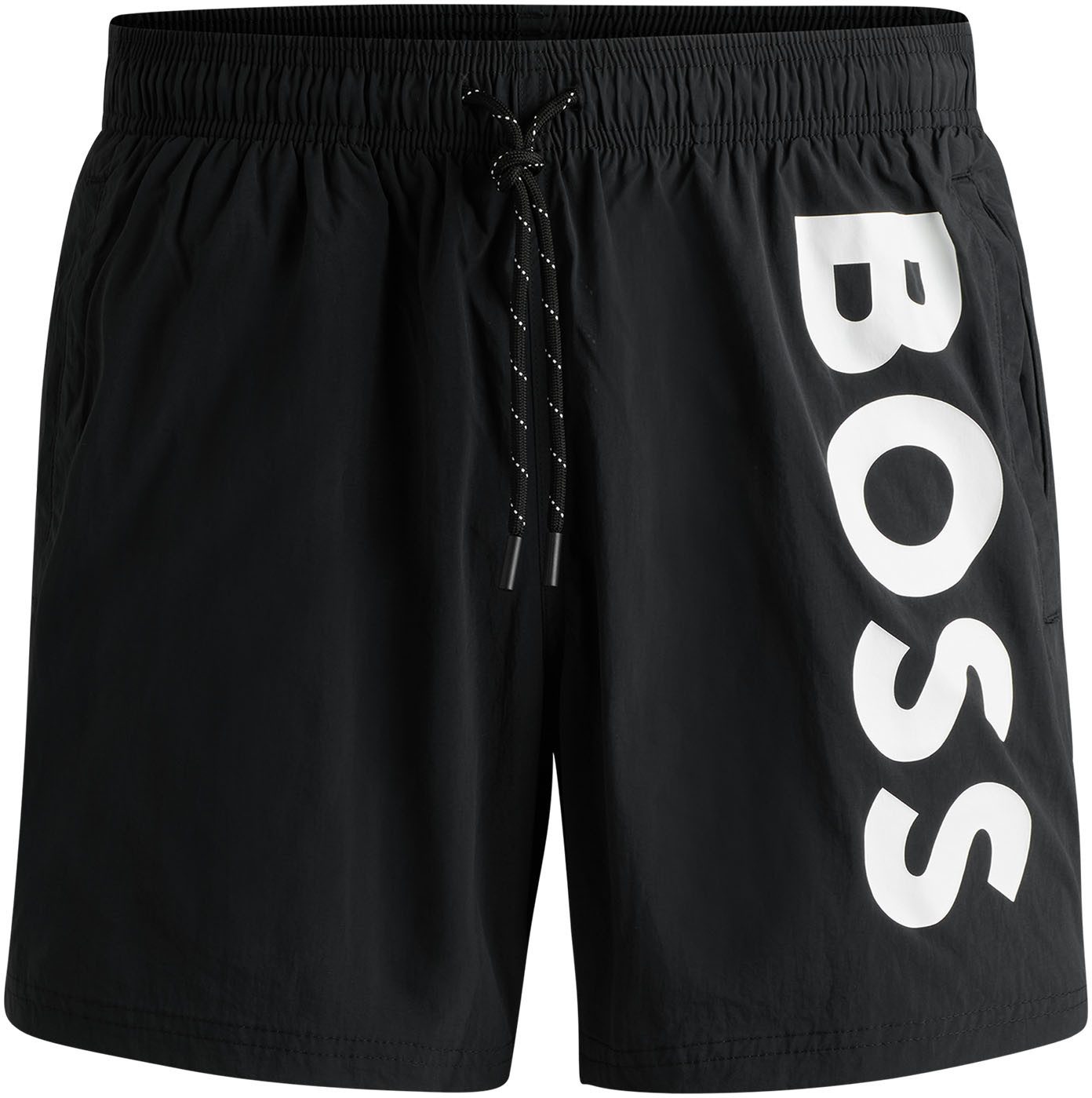 BOSS Zwemshort Octopus Met logotekst elastische tailleband met koord