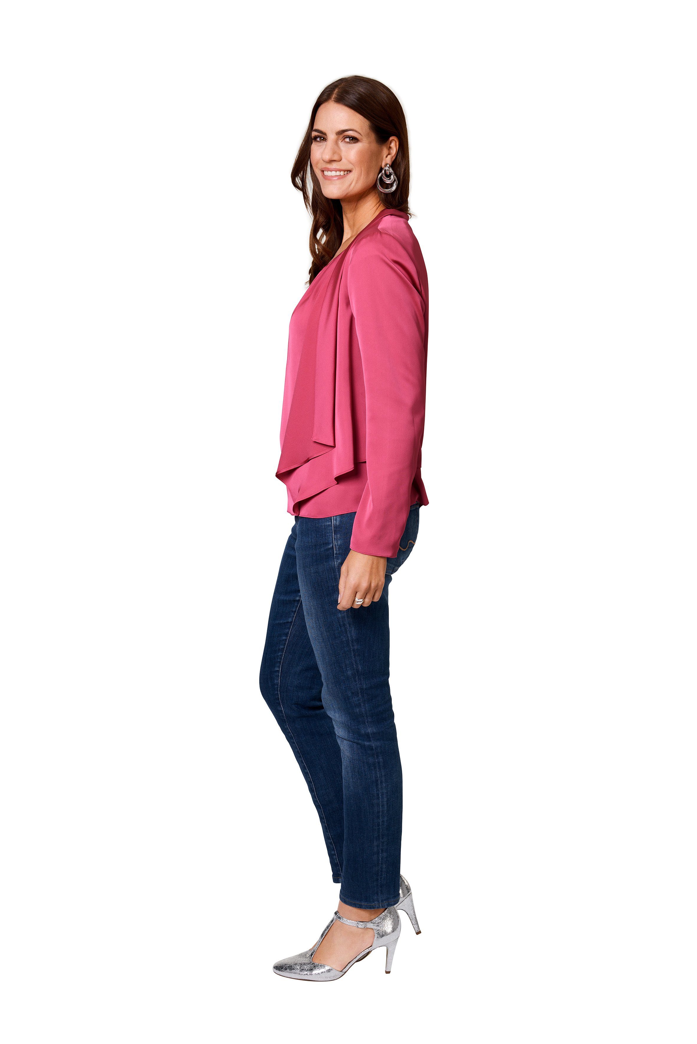 HERMANN LANGE Collection Blouseblazer in glanzende look