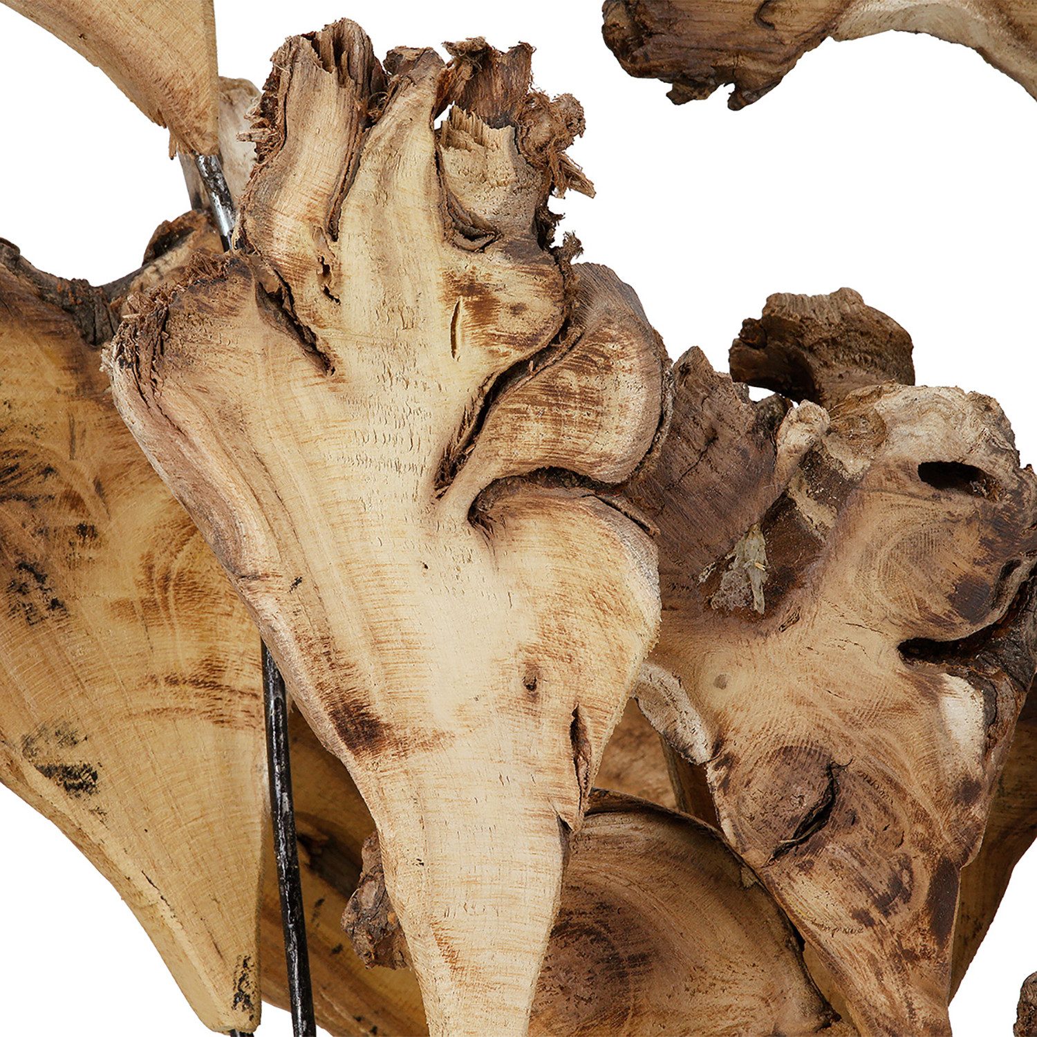 GILDE Decoratief object Beeld Borneo, natuurlijk kleur (1 stuk)