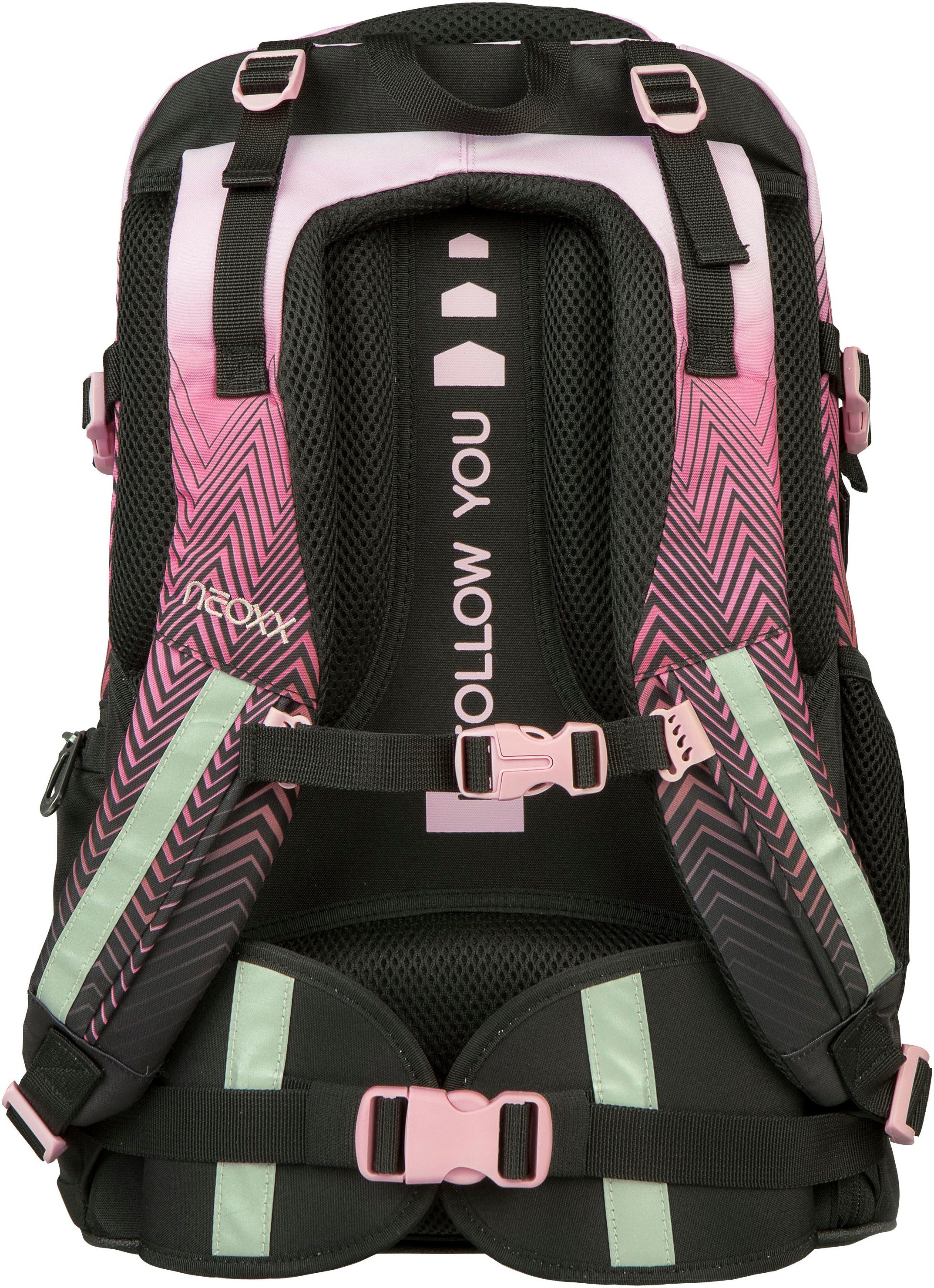 neoxx Schoolrugzak Active Pro, Sweet like Sunset