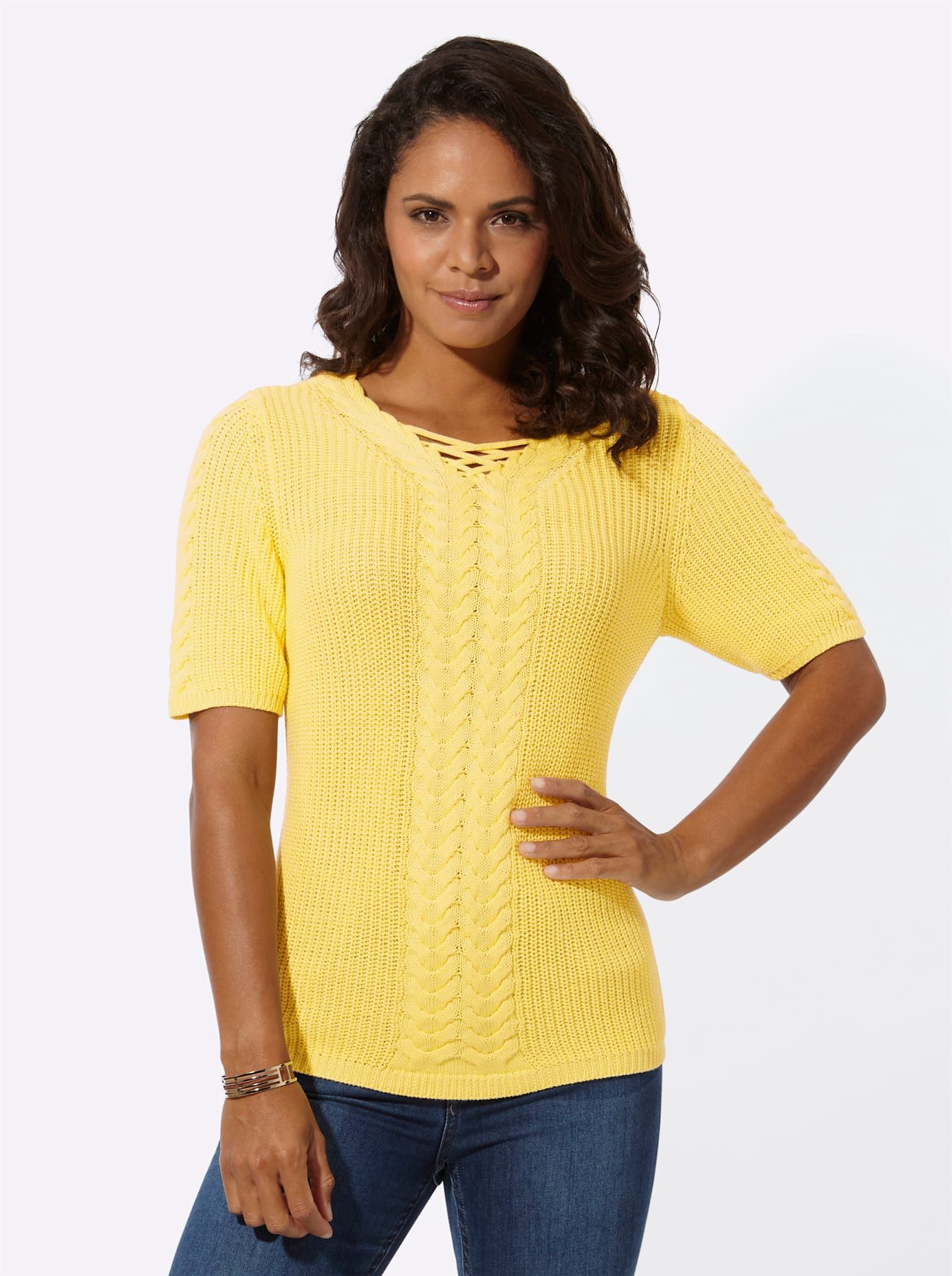 Casual Looks Trui met korte mouwen Trui