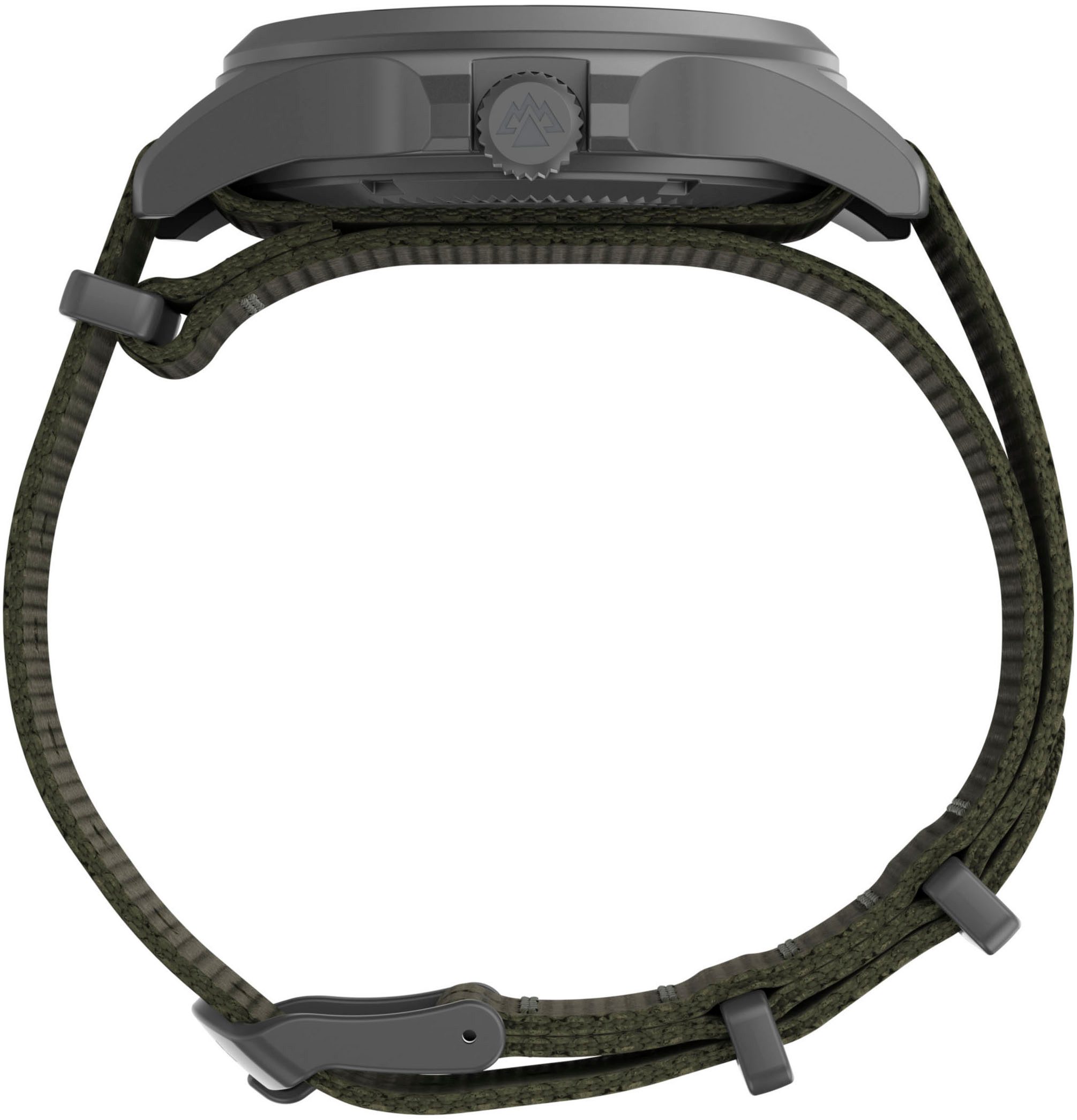 Timex Solarhorloge FIELD POST Horloge, herenhorloge, datum, lichtgevende wijzers, saffierglas, textielband