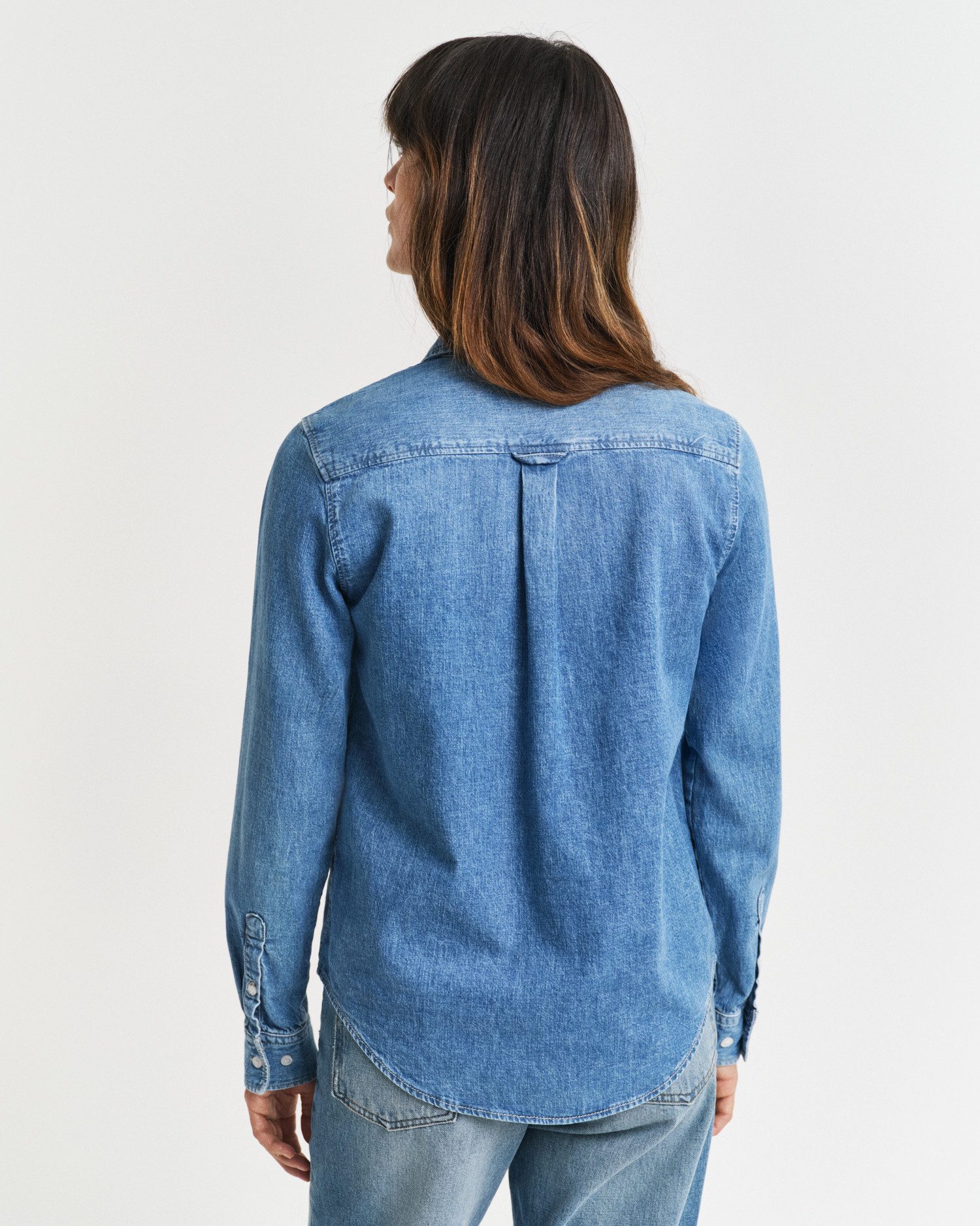 Gant Jeans blouse REG DENIM SHIRT in modieuze wassing