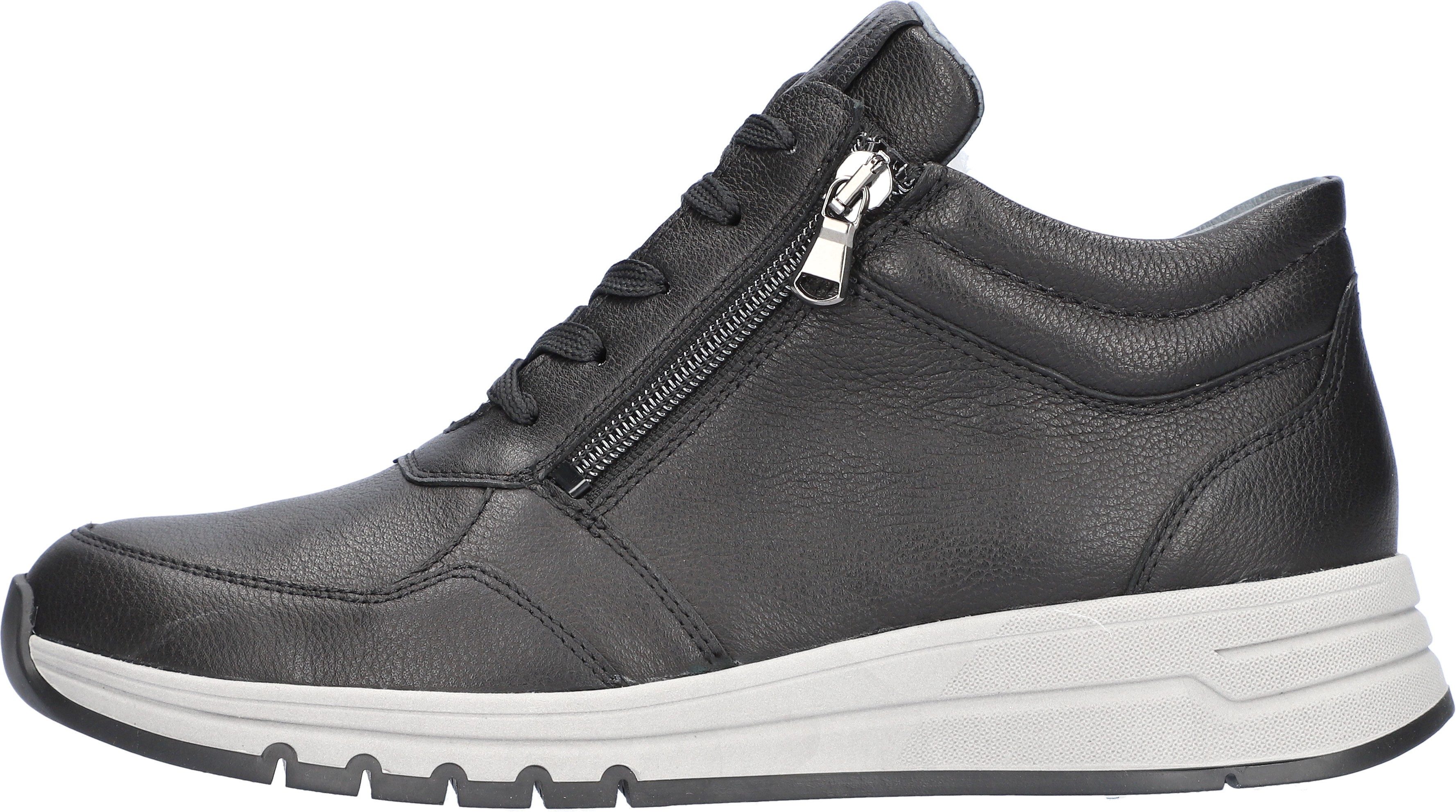 Waldläufer Veterschoenen H-APRIL Veterenkellaars, High Top Sneaker, comfortschoen in H-wijdte