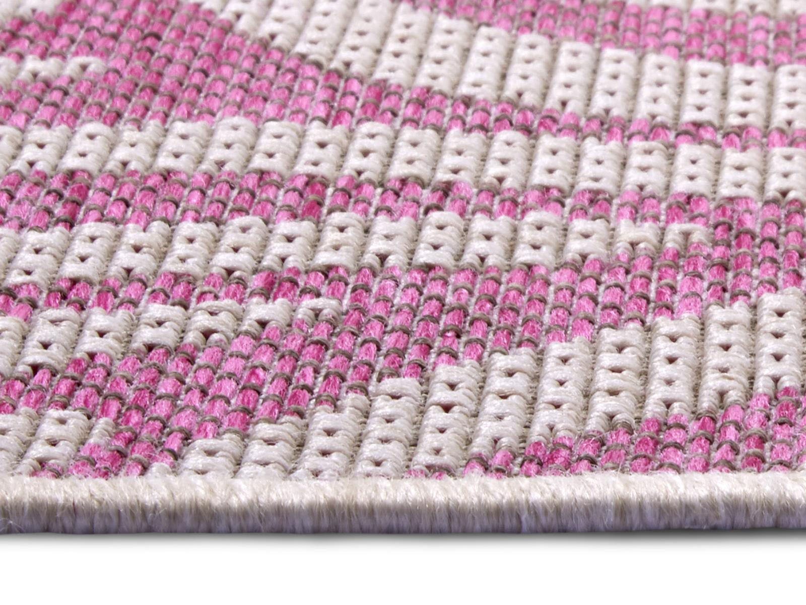 NORTHRUGS Vloerkleed Cebra Platweefsel zebradessin, afgehecht, robuust, gemakkelijk in onderhoud