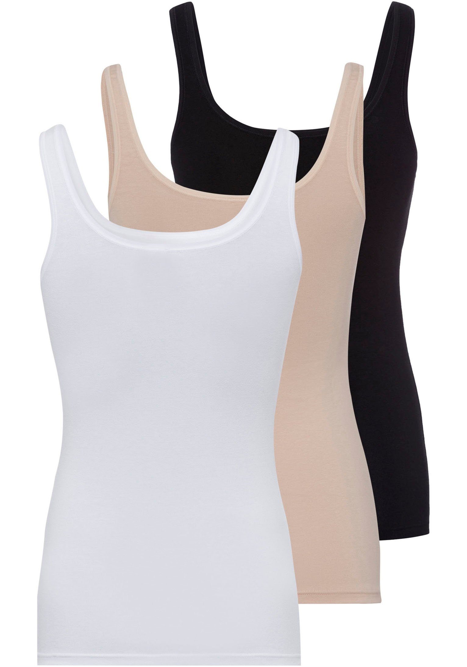 Skiny Hemd Cotton Tank Top dames armloze tops maat 40