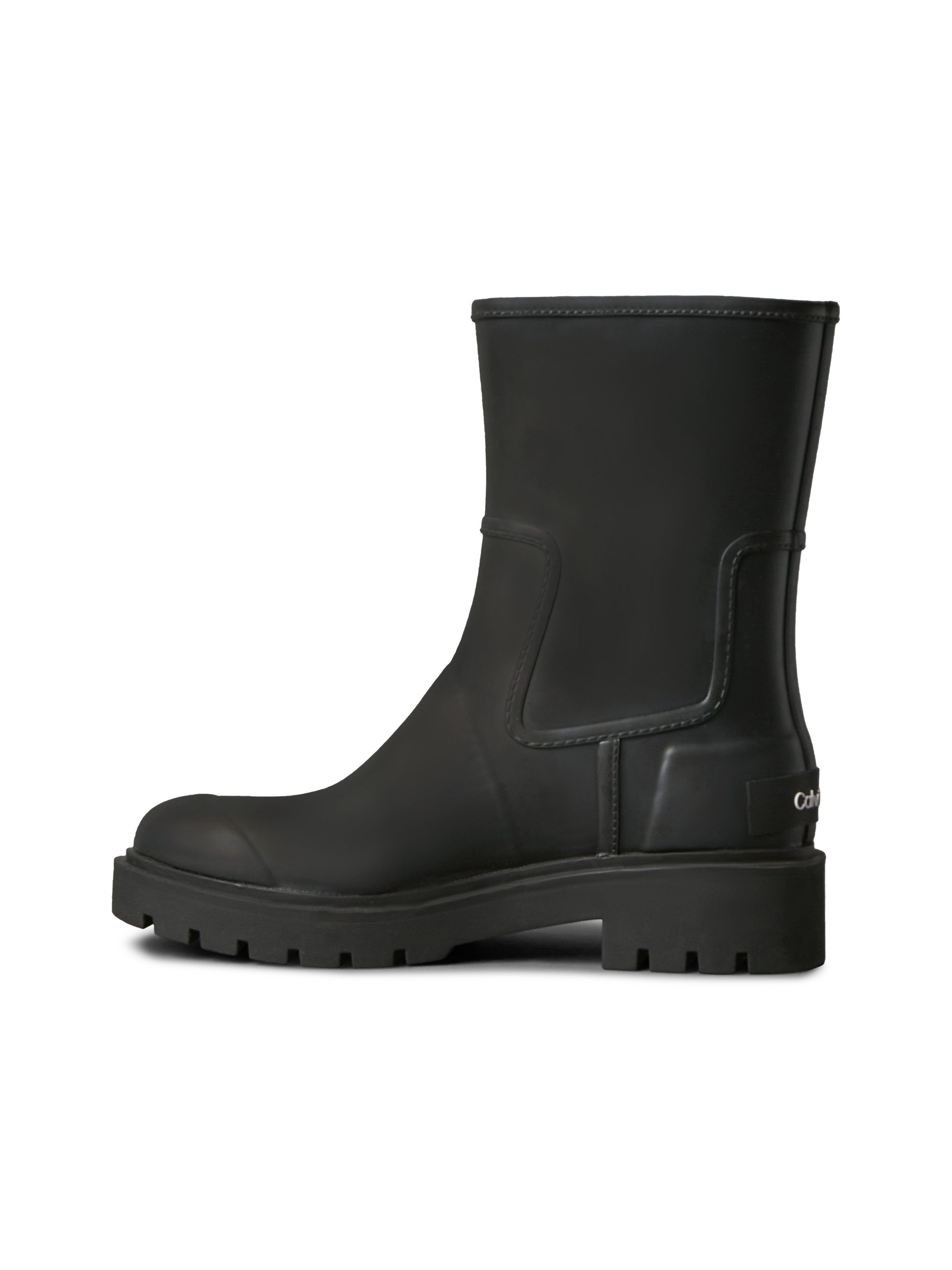 Calvin Klein Rubberlaarsjes MID RAINBOOT RUBBER Regenlaarzen, enkellaarsjes, met logo-belettering