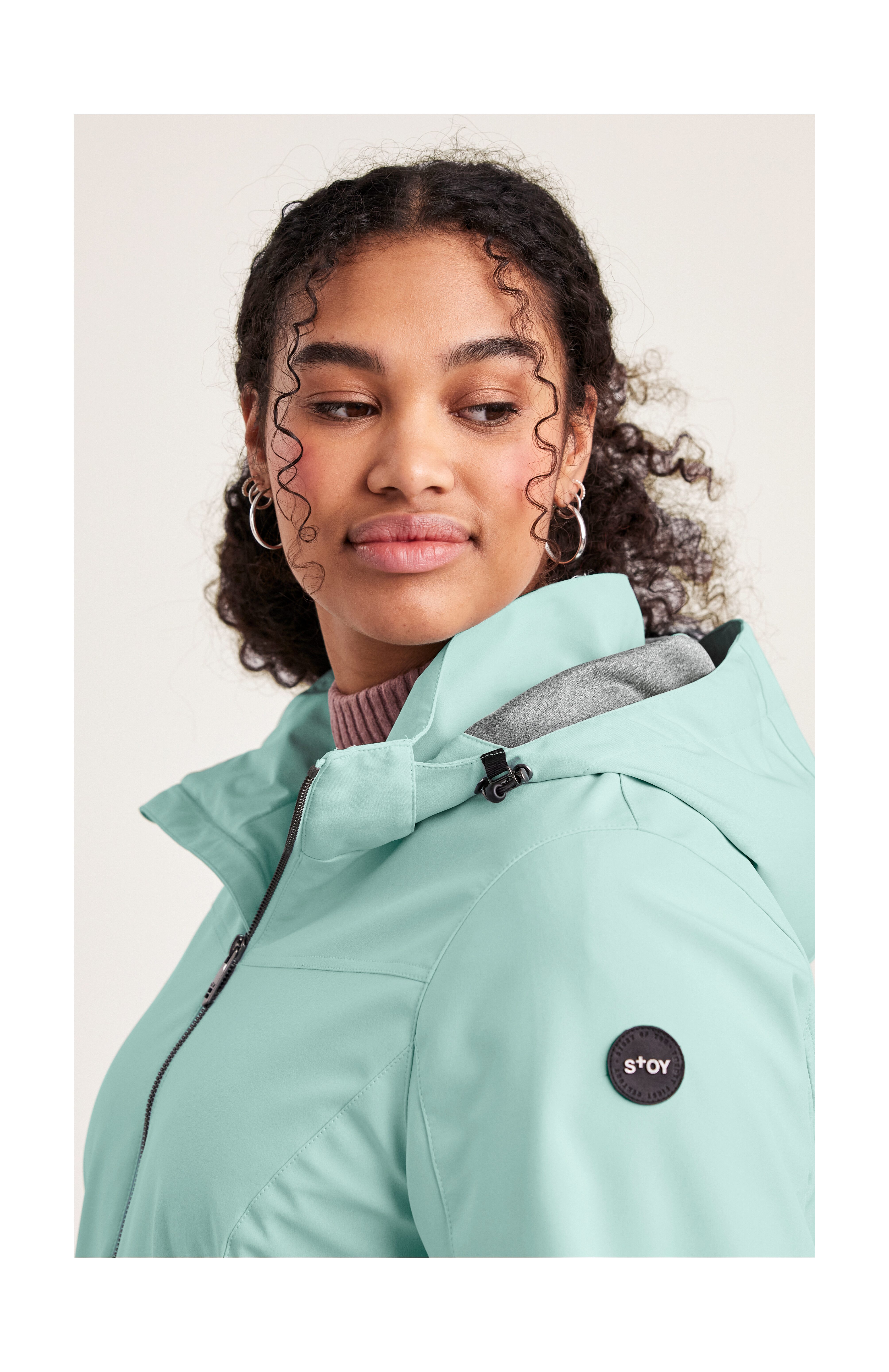 STOY Softshell-jack STS 1 WMN SFTSHLL JCKT Dames softshelljas: waterafstotend, ademend, milieuvriendelijk