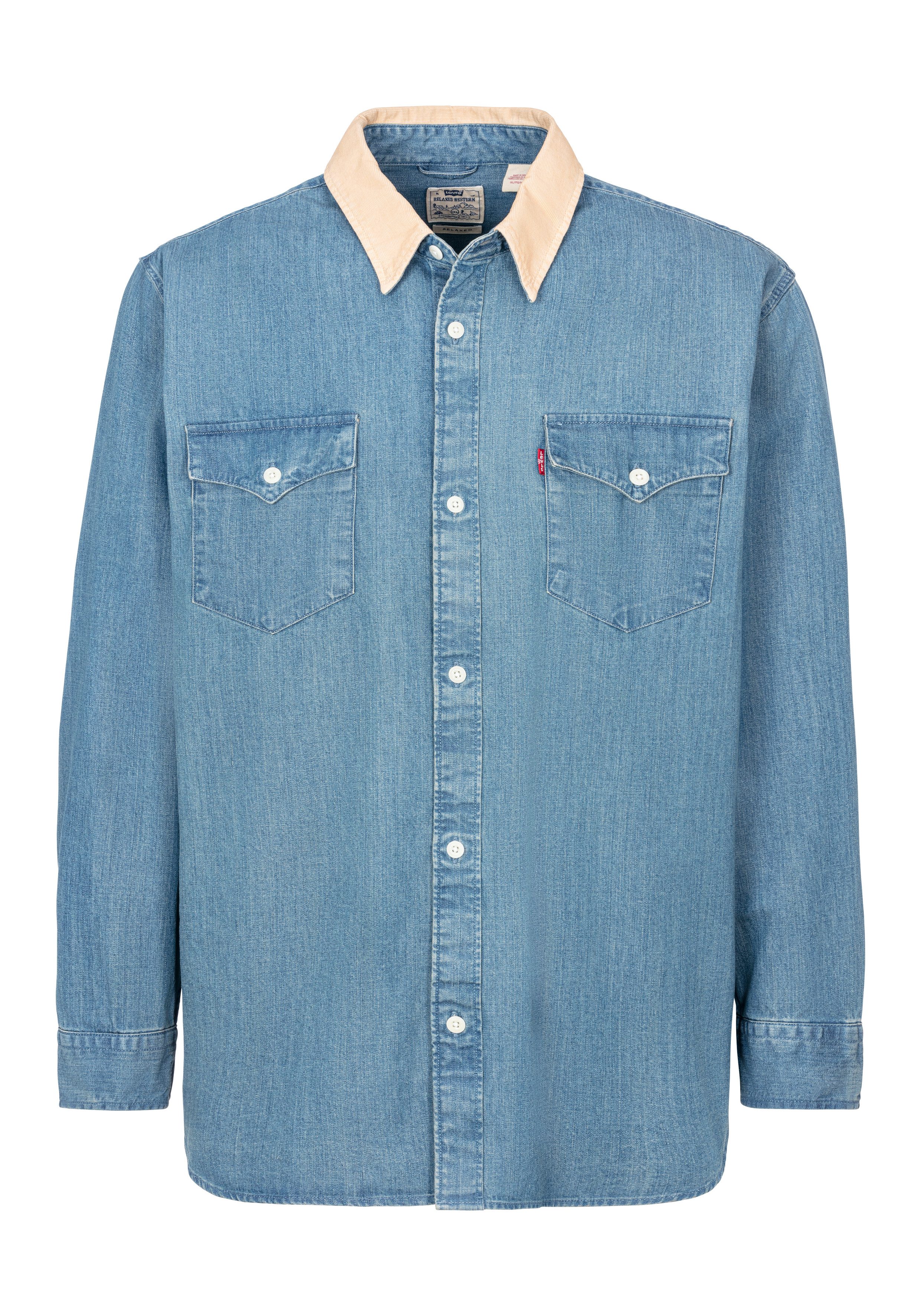 Levi's® Plus Jeans overhemd BIG RELAXED FIT WESTERN