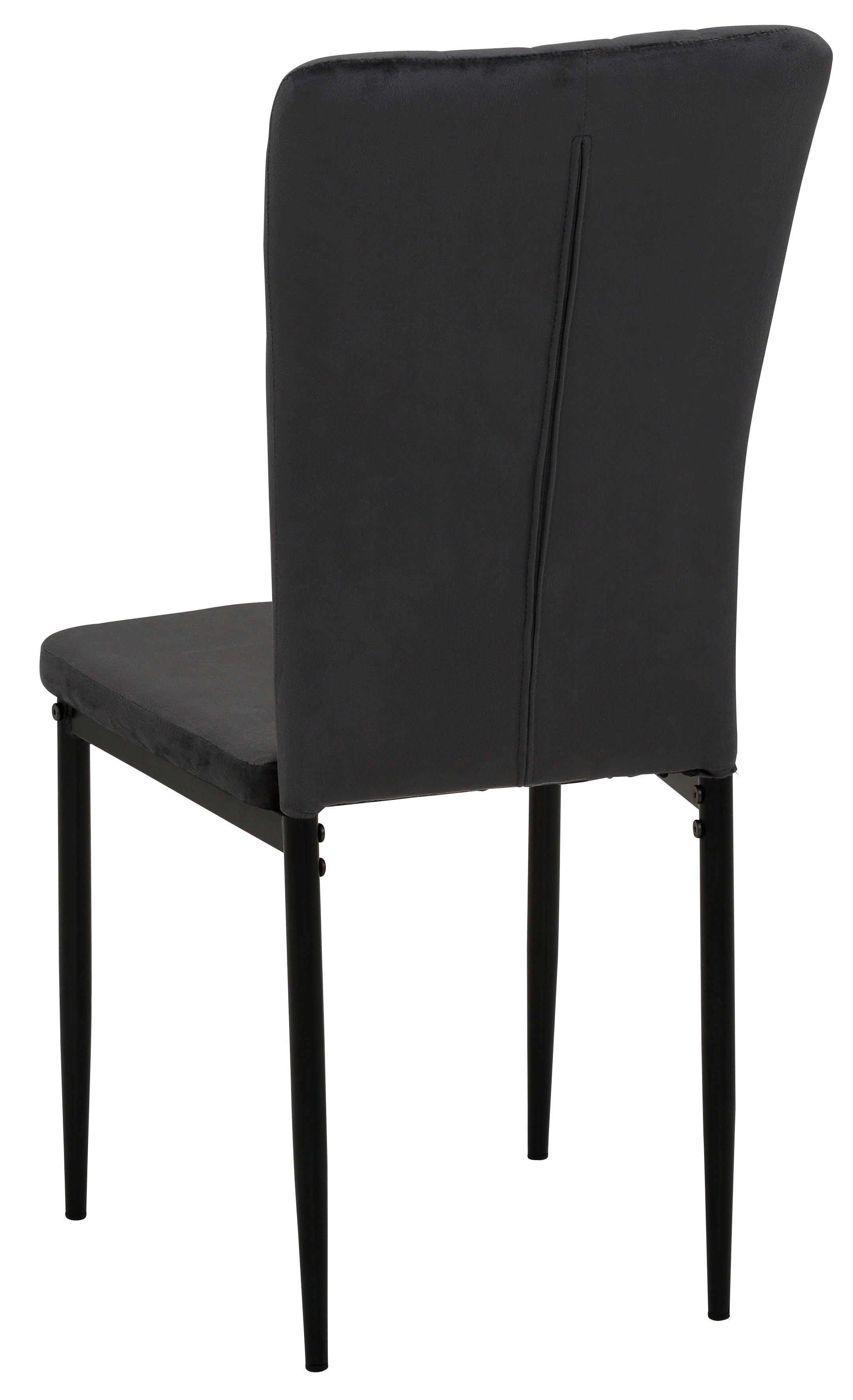 Home affaire Stoel met 4 poten Bergamo (set)