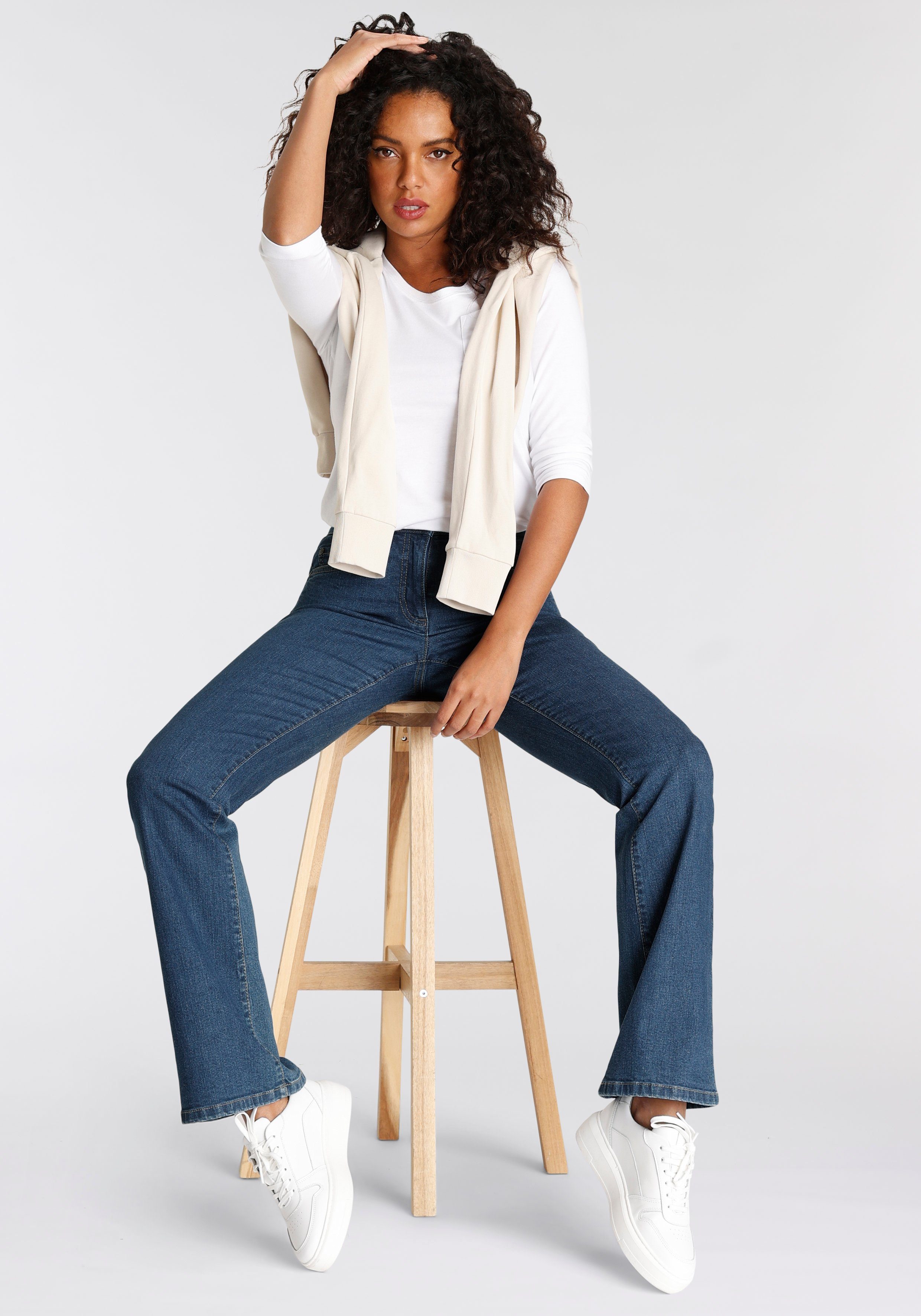 Arizona Bootcut jeans hoge taillehoogte