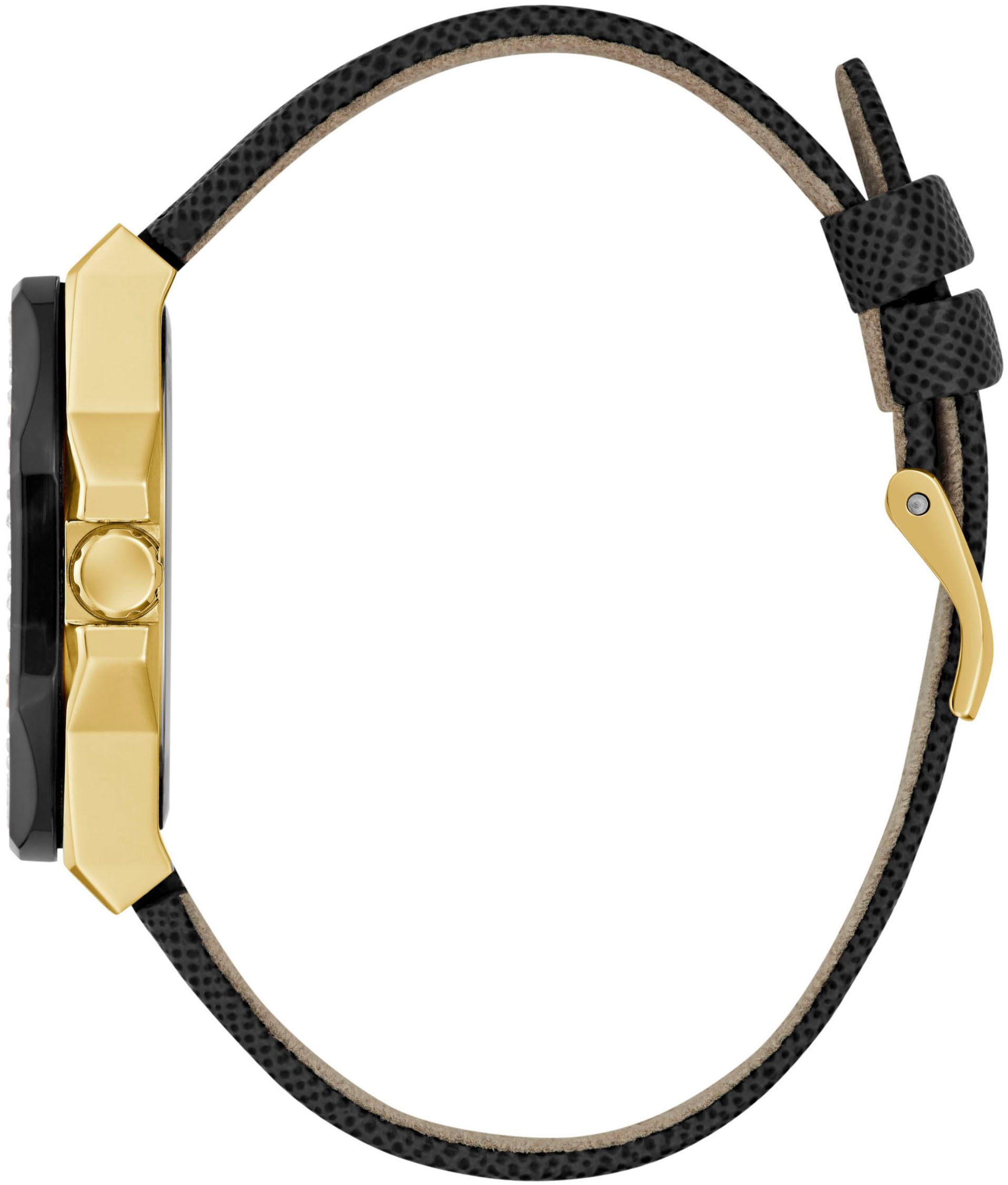Guess Multifunctioneel horloge Glaze Quartzhorloge, horloge, damenuur, datum, 12/24-uurs weergave, analoog