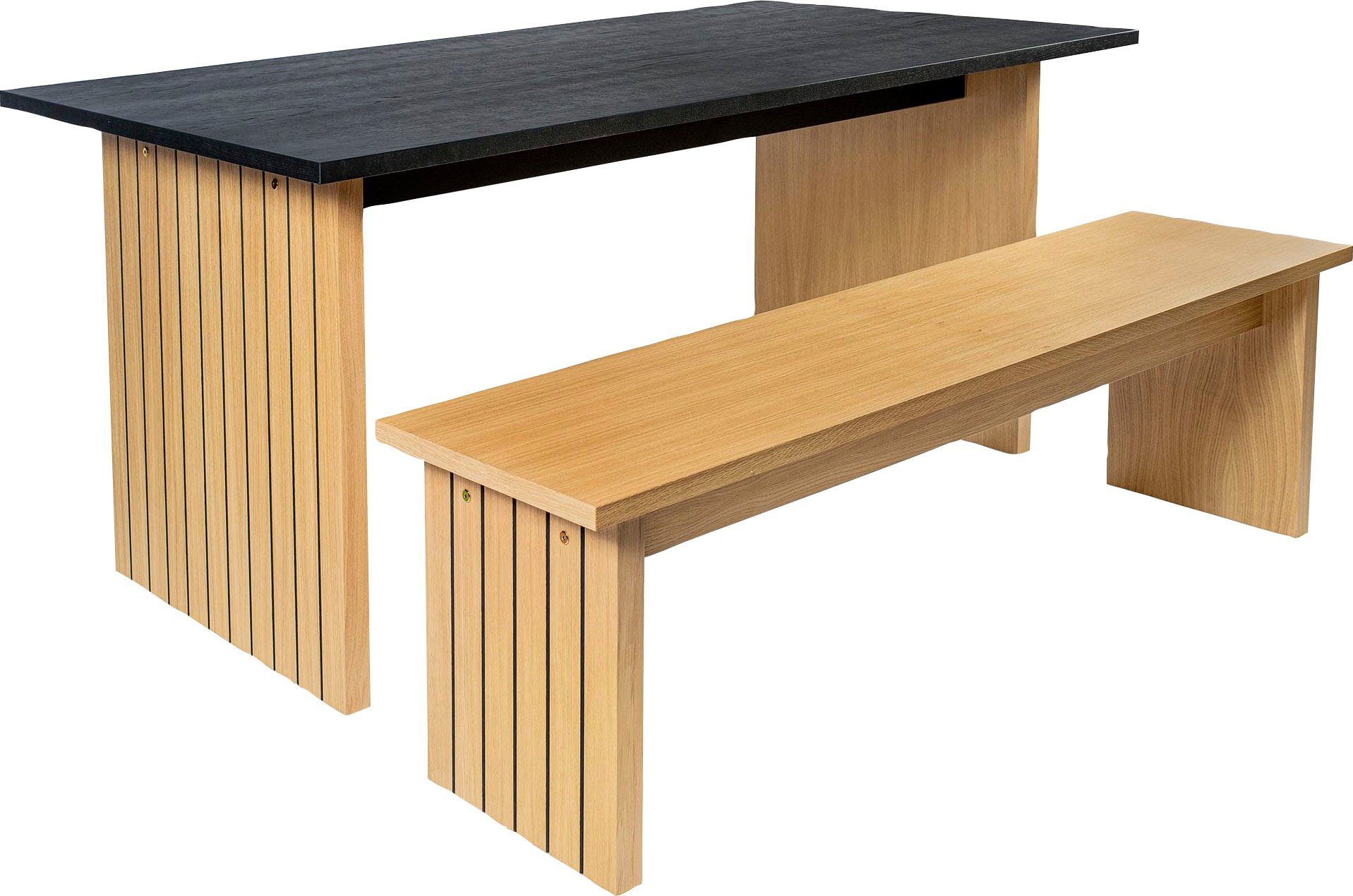 Woodman Bank Stripe in scandinavisch design, houtfineer van eiken