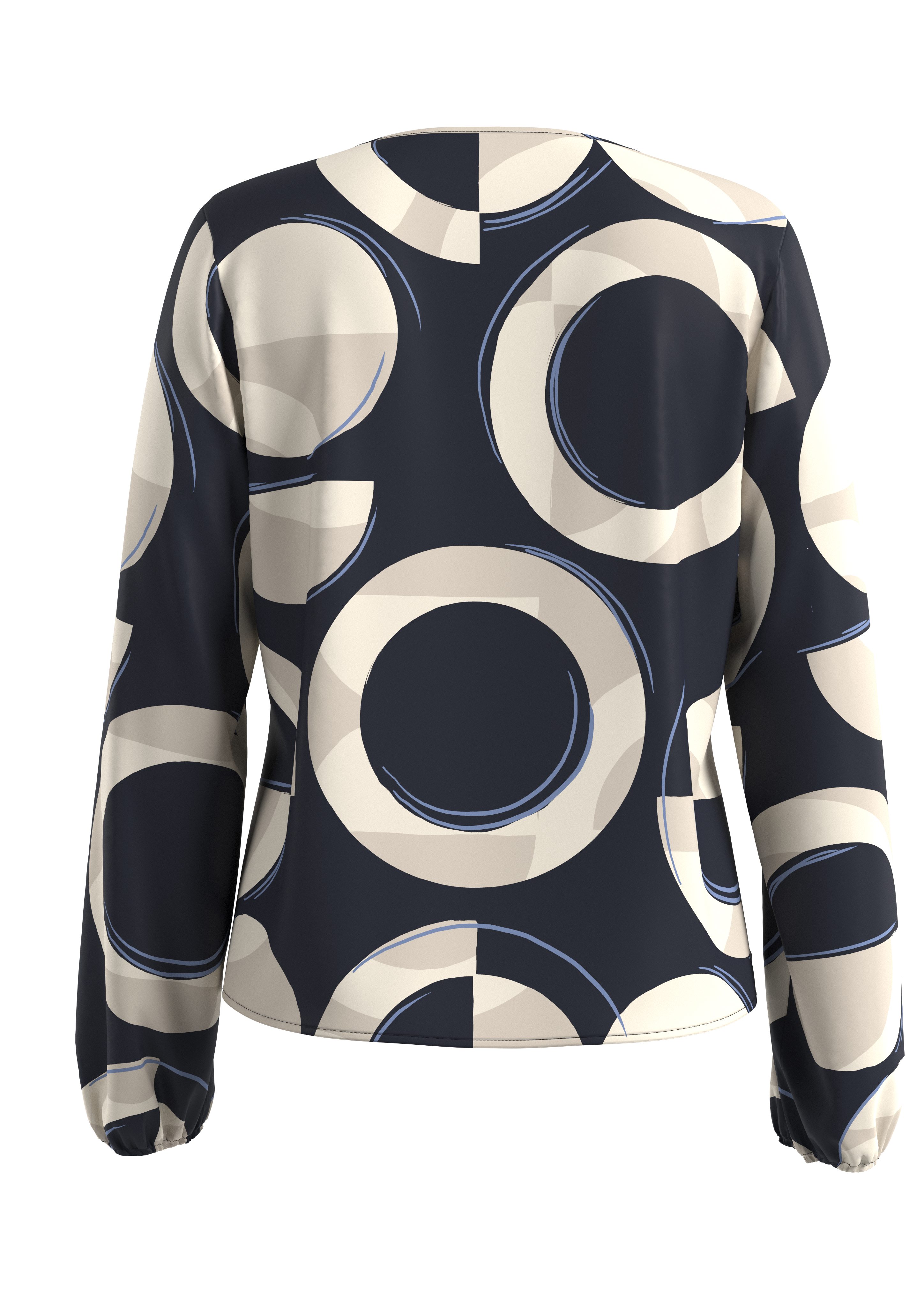 s.Oliver BLACK LABEL Blouse met lange mouwen met print all-over