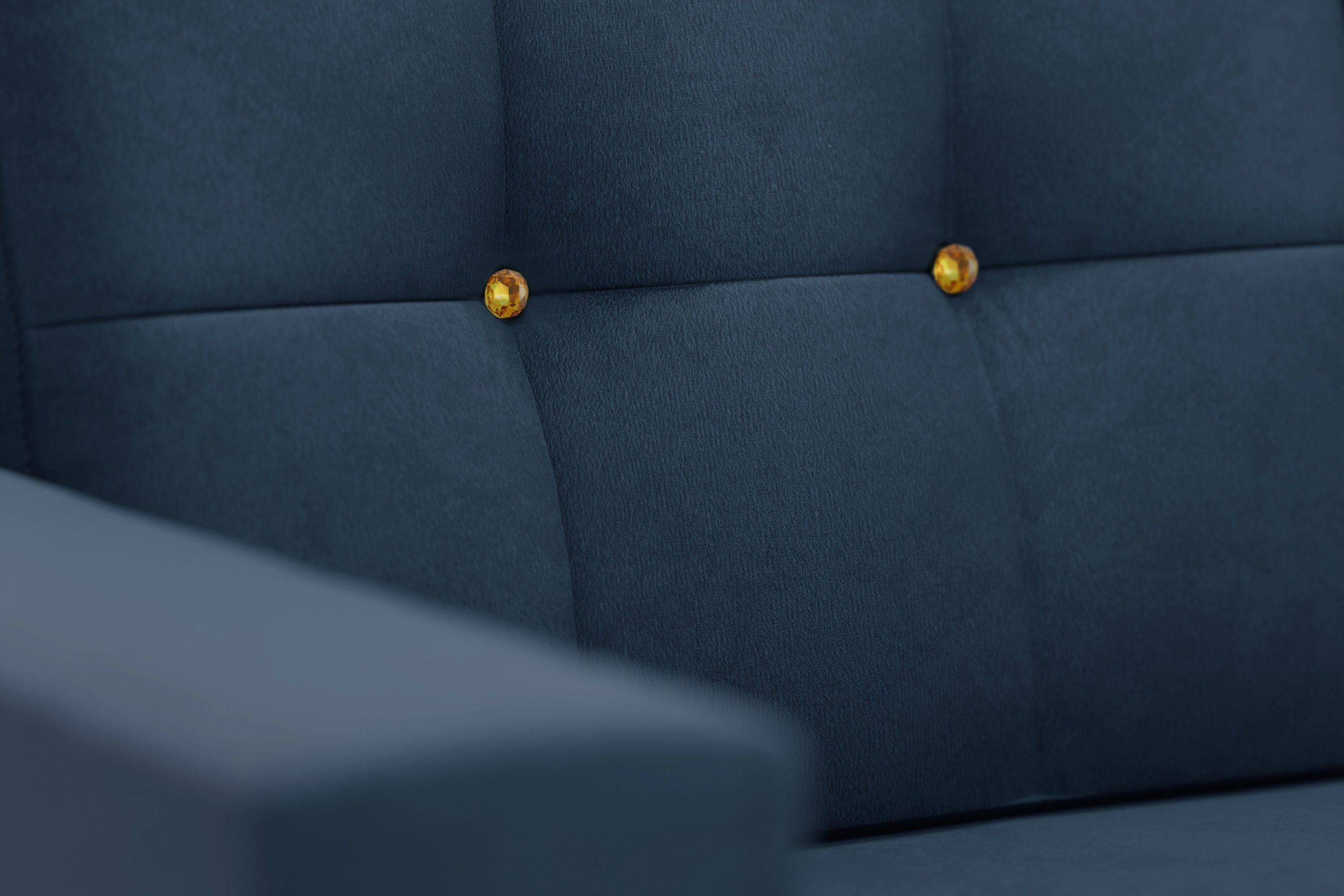 sit&more Hoekbank Orient 5 L-vorm met strassteentjes, naar keuze met slaapfunctie en bedkist