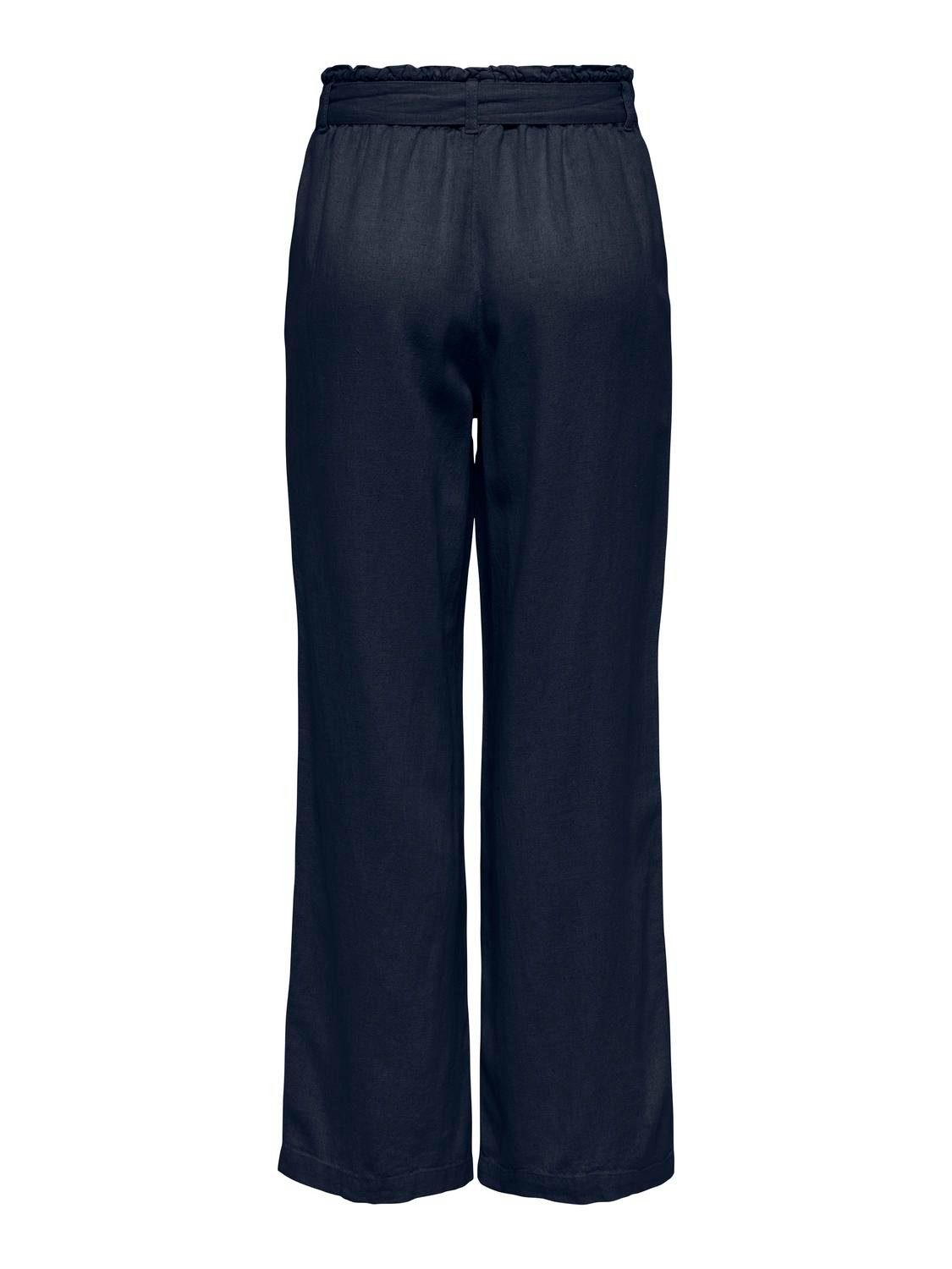 JDY Culotte SAY MW LINEN BELT PANT WVN NOOS