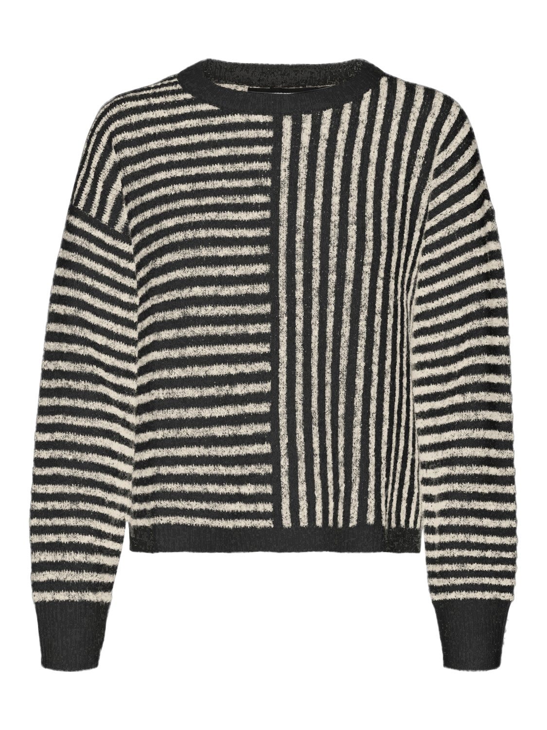 Vero Moda Gebreide trui VMURANUS LS ONECK CROPPED PULLOVER GA BF