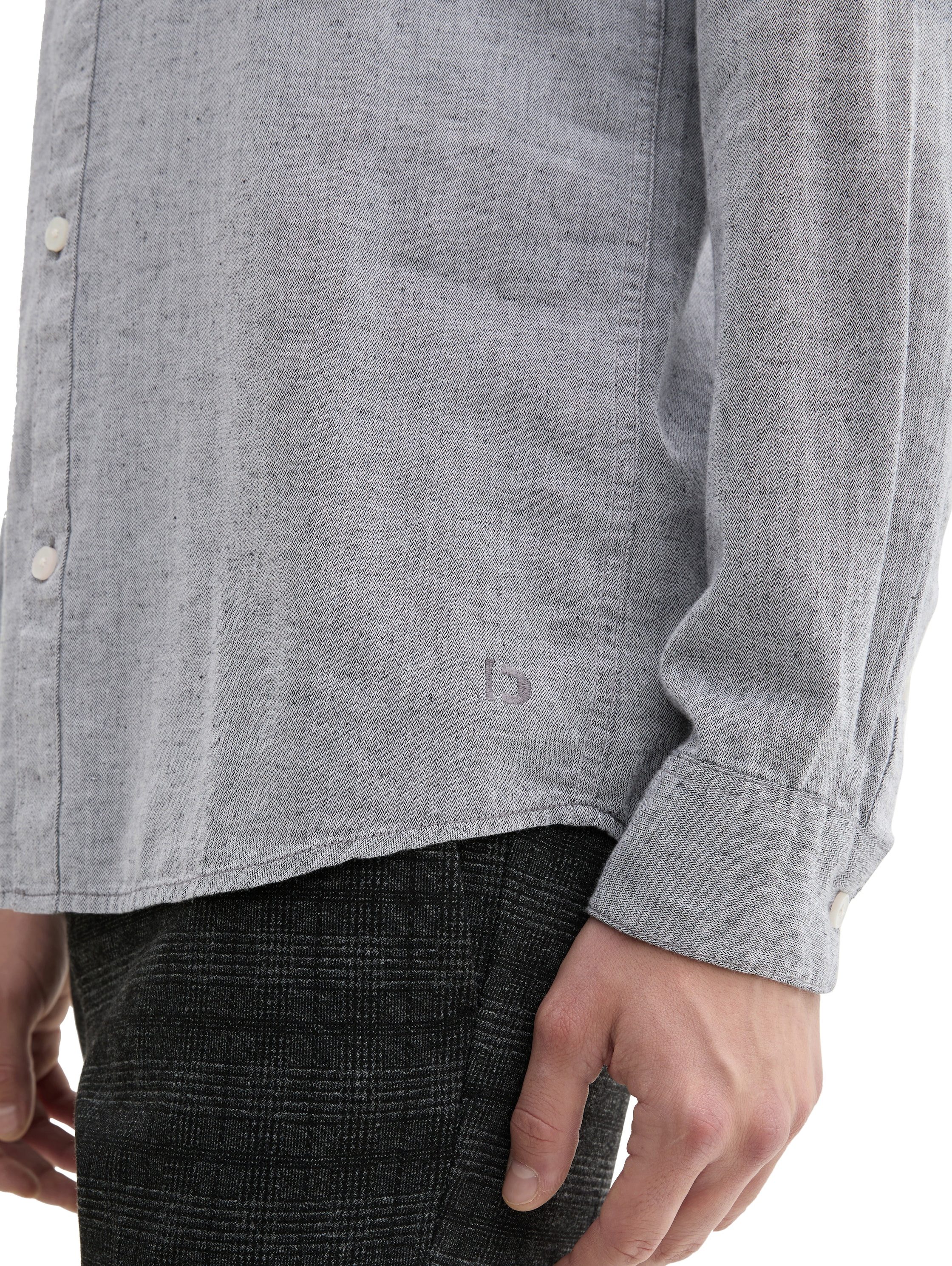 Tom Tailor Denim Overhemd met lange mouwen met kentkraag