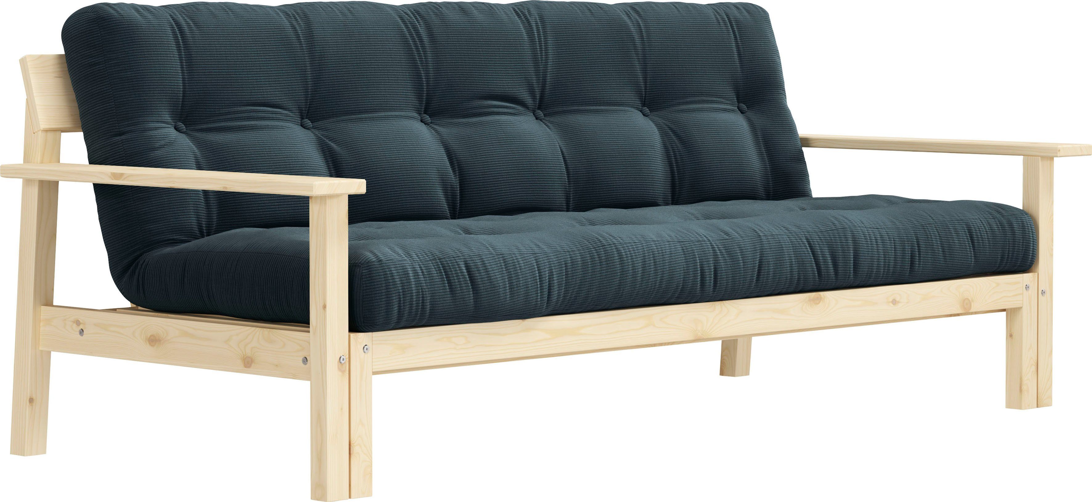 Karup Slaapbank Unwind Met houtstructuur, incl. futonmatras, ligoppervlak 130x190 cm