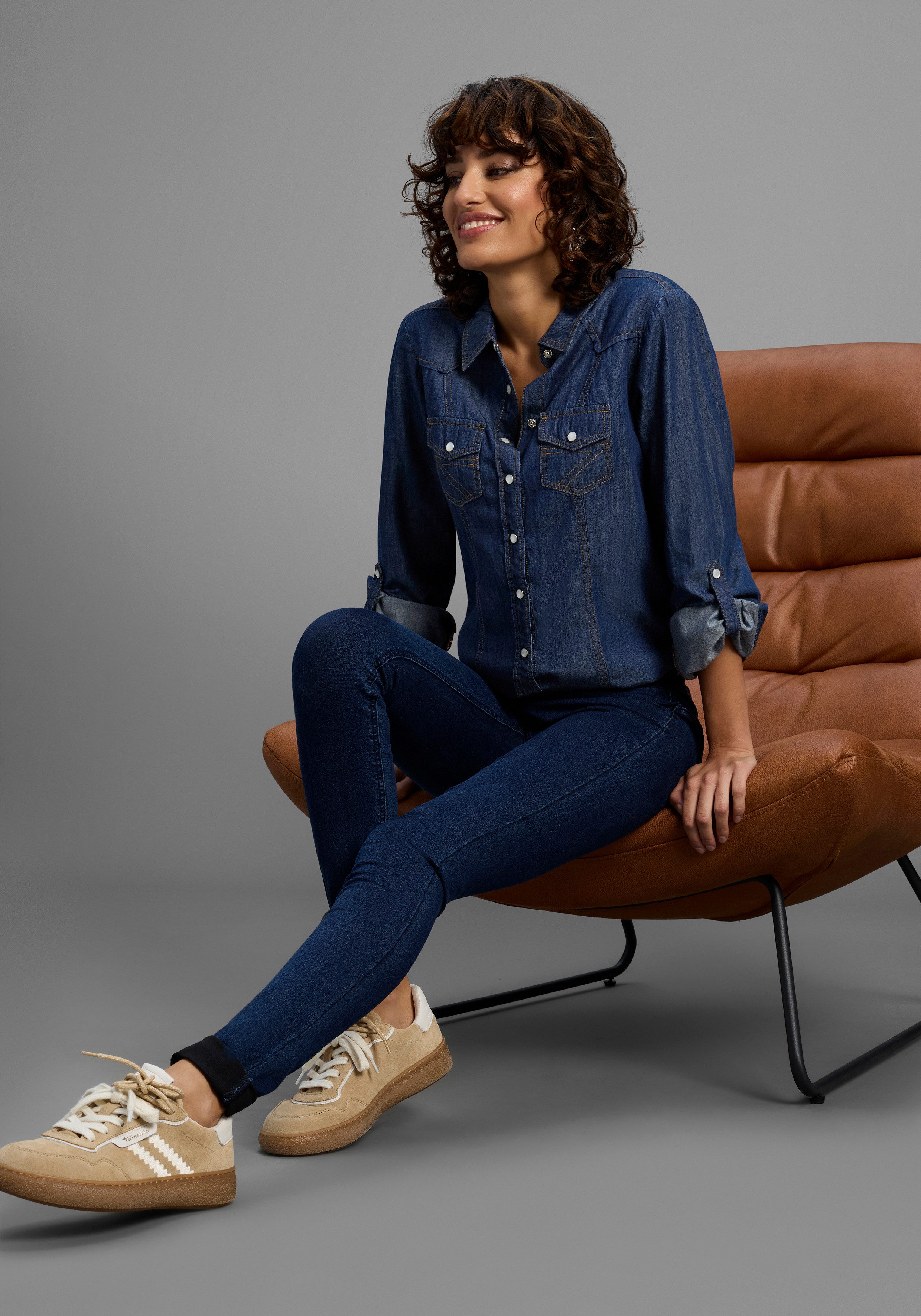 Arizona Skinny fit jeans Ultra Stretch skinny-fit, geaccentueerde taille, shaping-effect, high waist