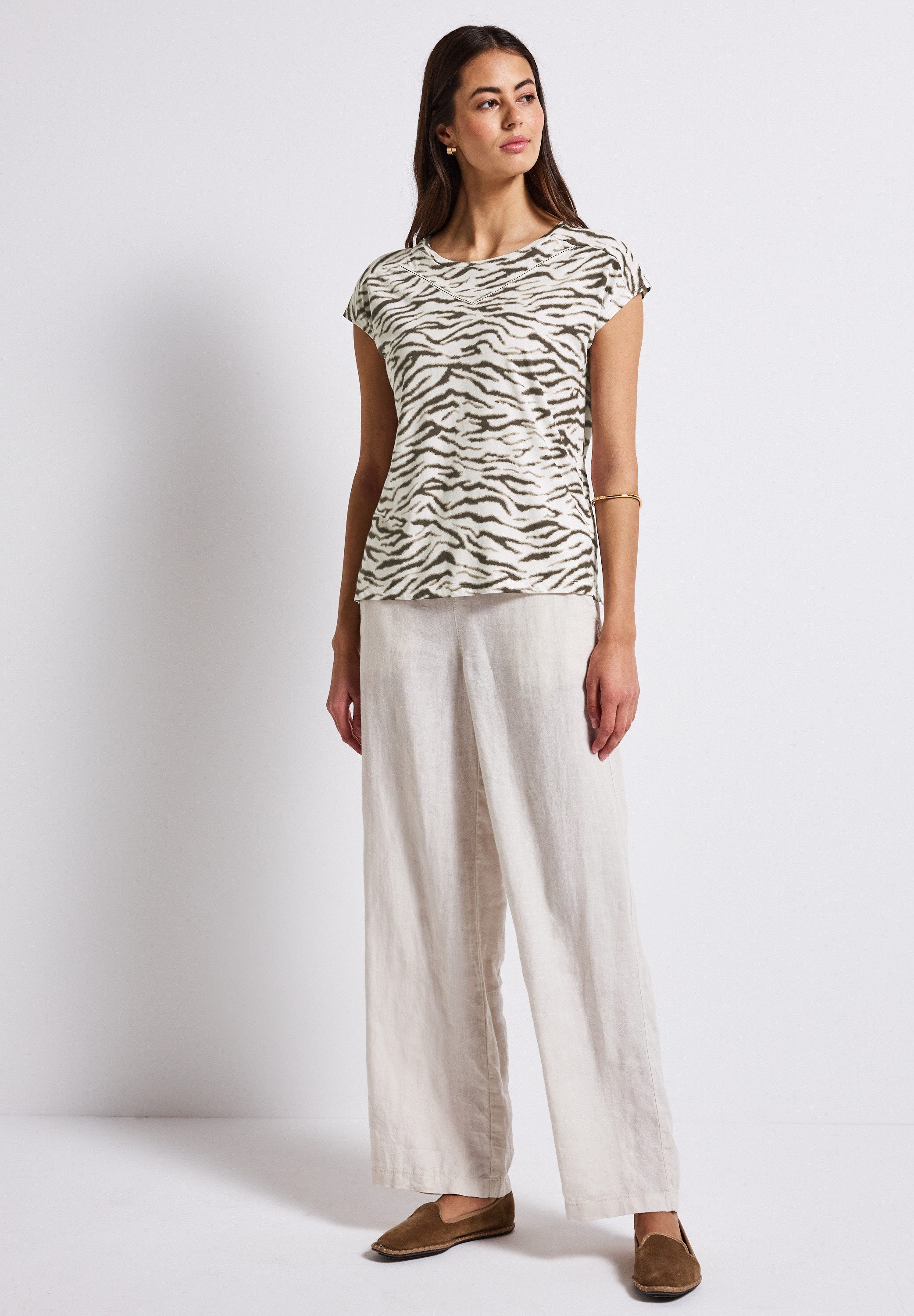 STREET ONE Shirttop met decoratieve tape