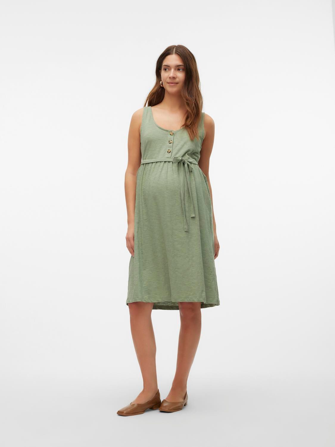 Mamalicious Positiejurk MLEVI LIA SL JRS ABK DRESS 2F NOOS
