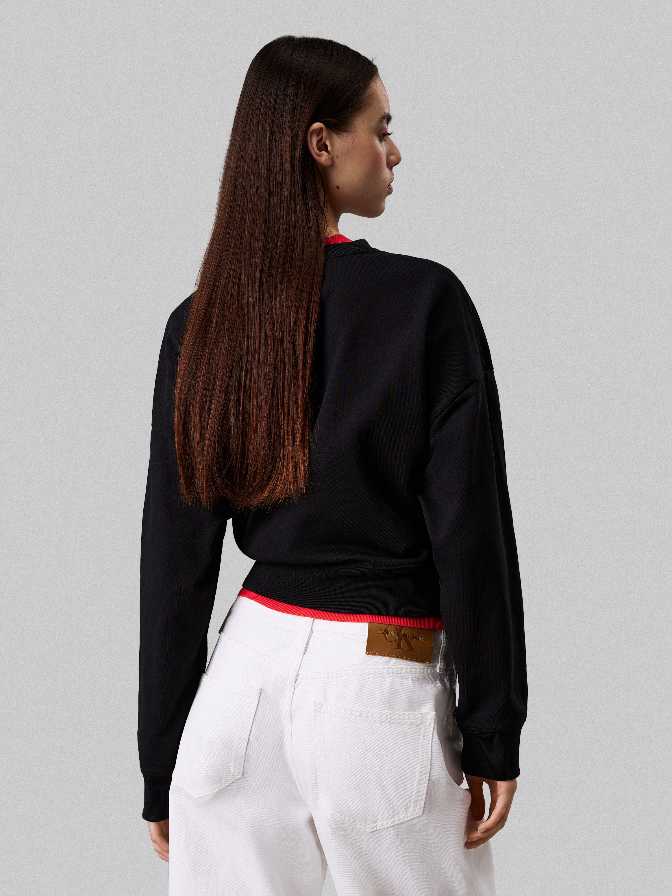 Calvin Klein Sweatshirt LS MNLG FRNCH TRRY R